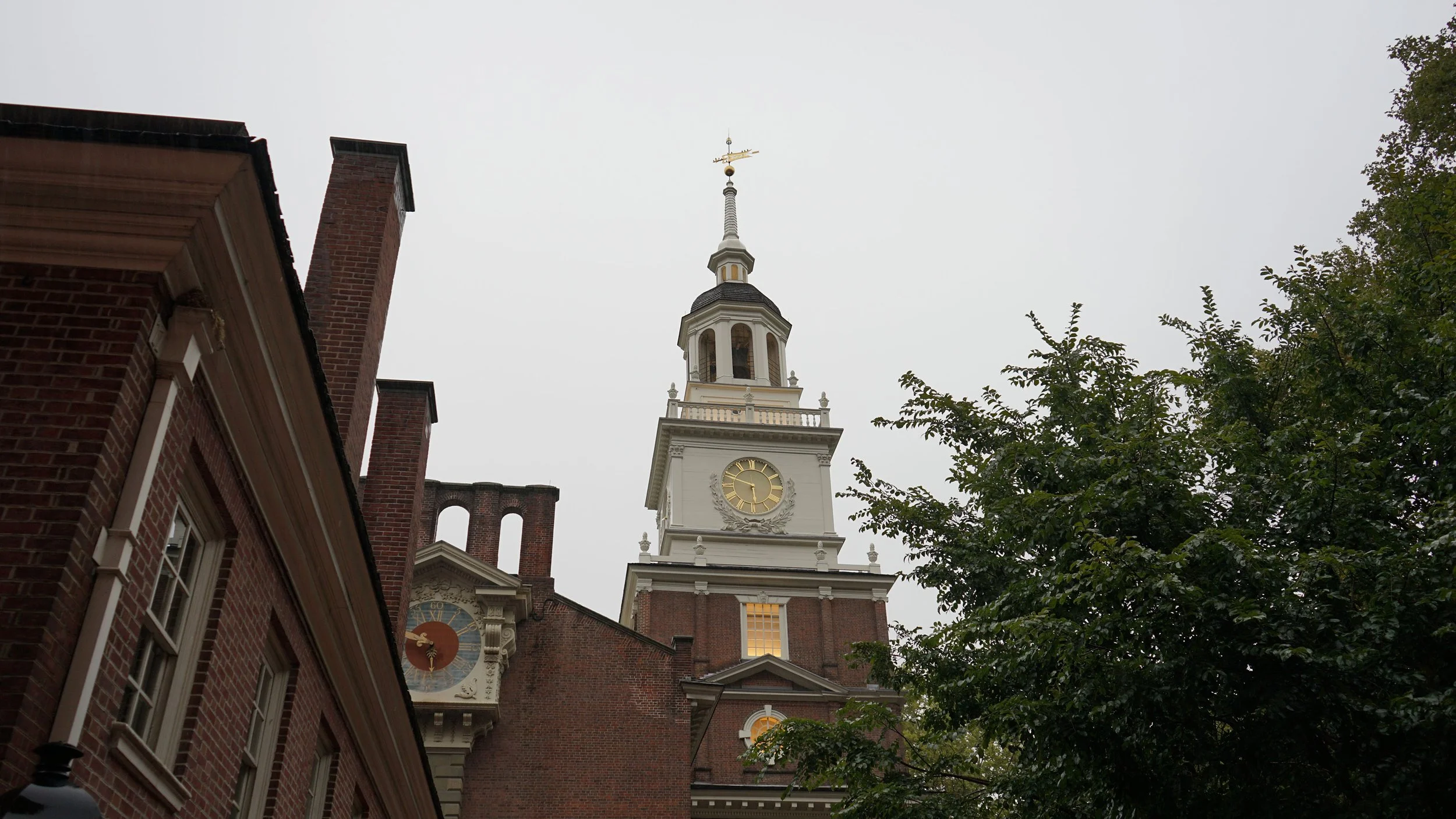 Independence Hall in Philadelphia, Pennsylvania, birthplace of the Declaration of Independence and the United States Constitution.
