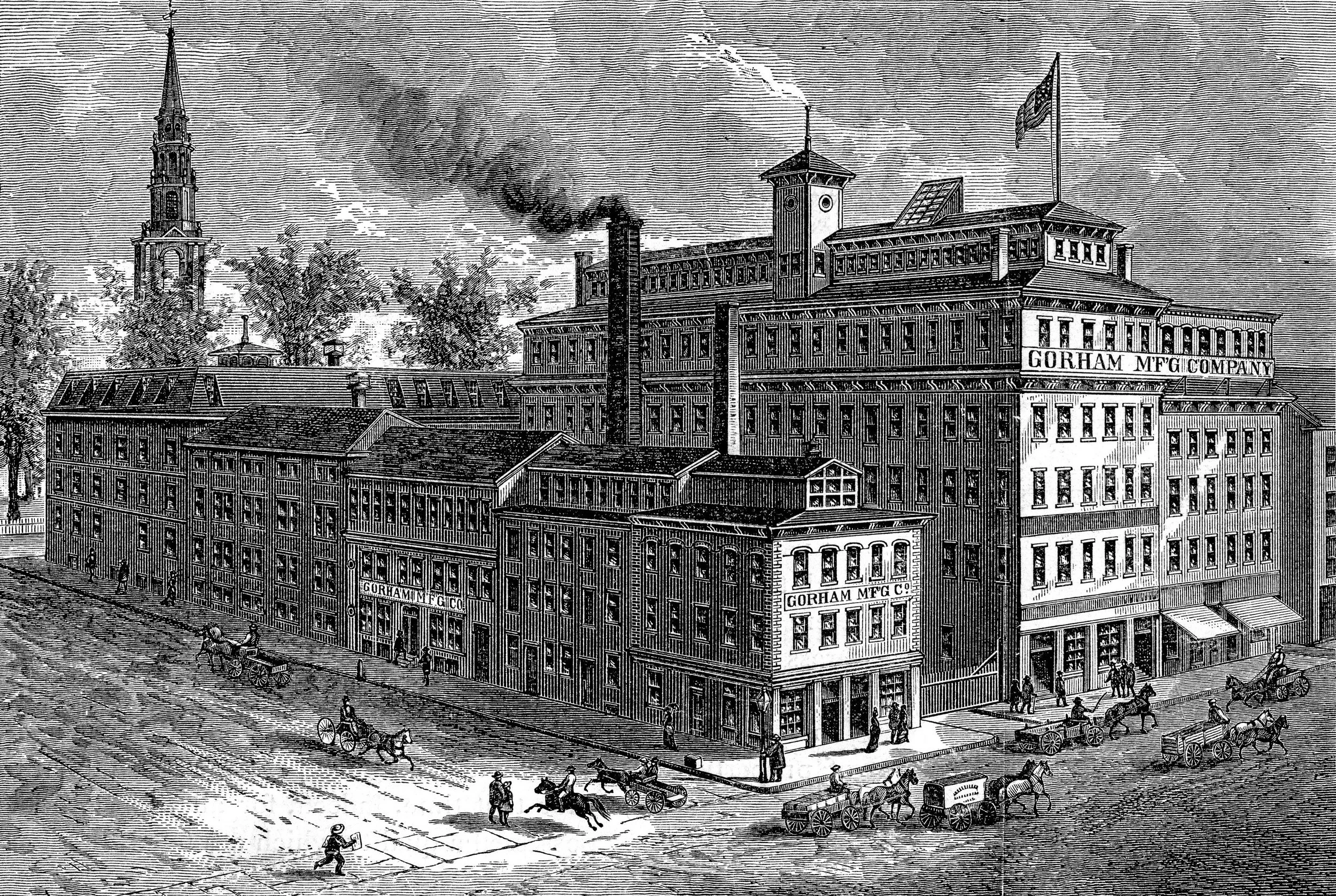 Production. Factories and mills drove unprecedented output—organizing labor, resources, and time on a new scale.