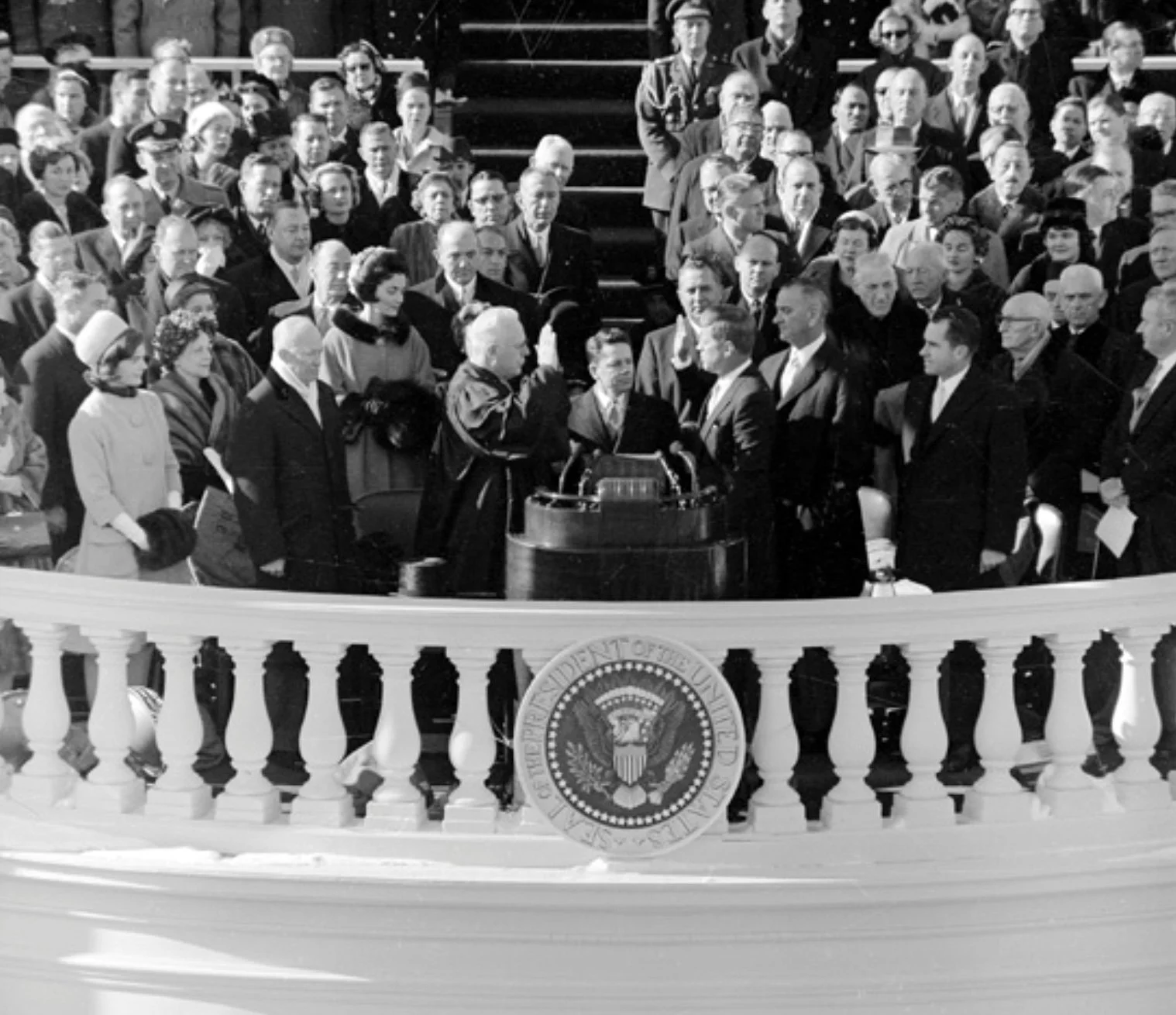 John F. Kennedy. Kennedy's presidency inspired optimism and public service. His administration confronted the Cuban Missile Crisis, expanded the nation's commitment to space exploration, and renewed attention to civil rights. His assassination in 196