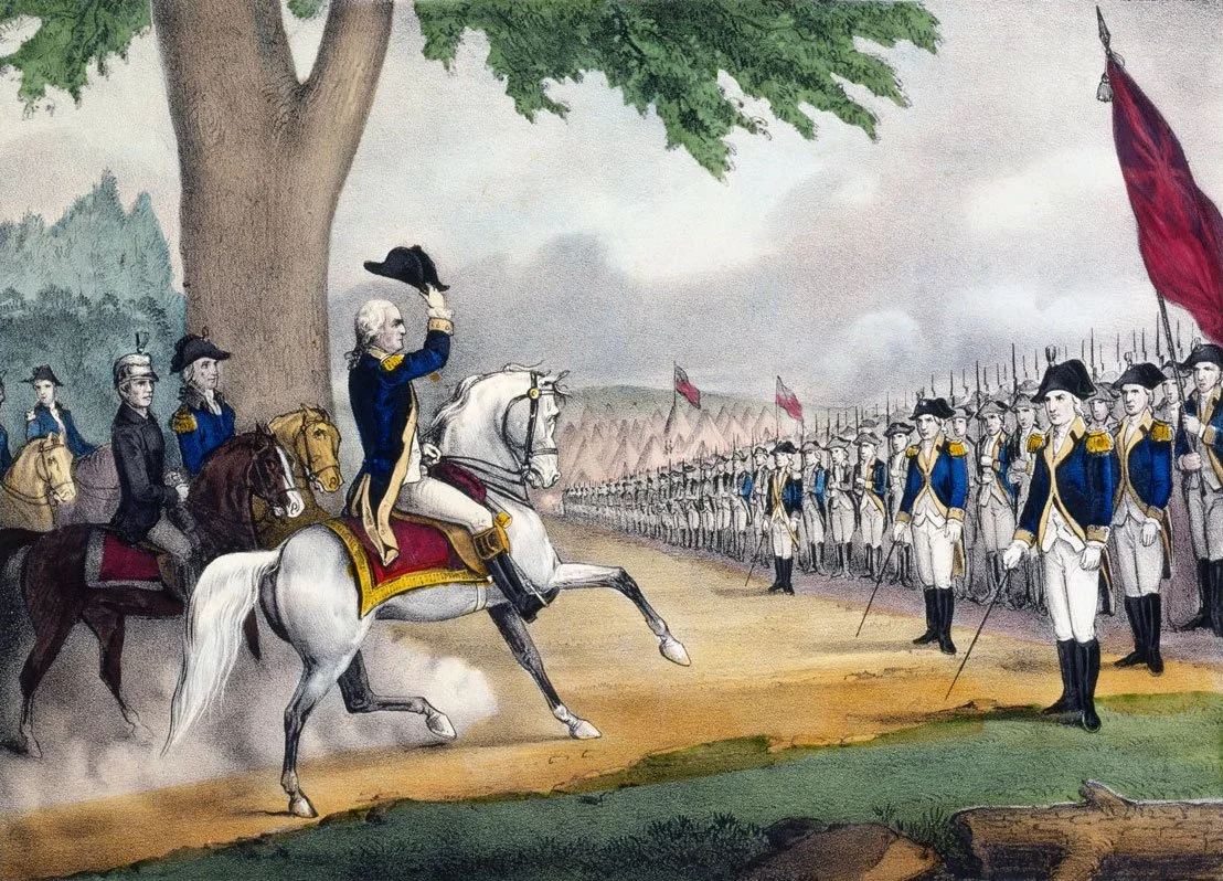 Washington Takes Command (1775).
As scattered resistance became a continental war, Congress appointed George Washington commander of the Continental Army, giving the Revolution a single military leader.