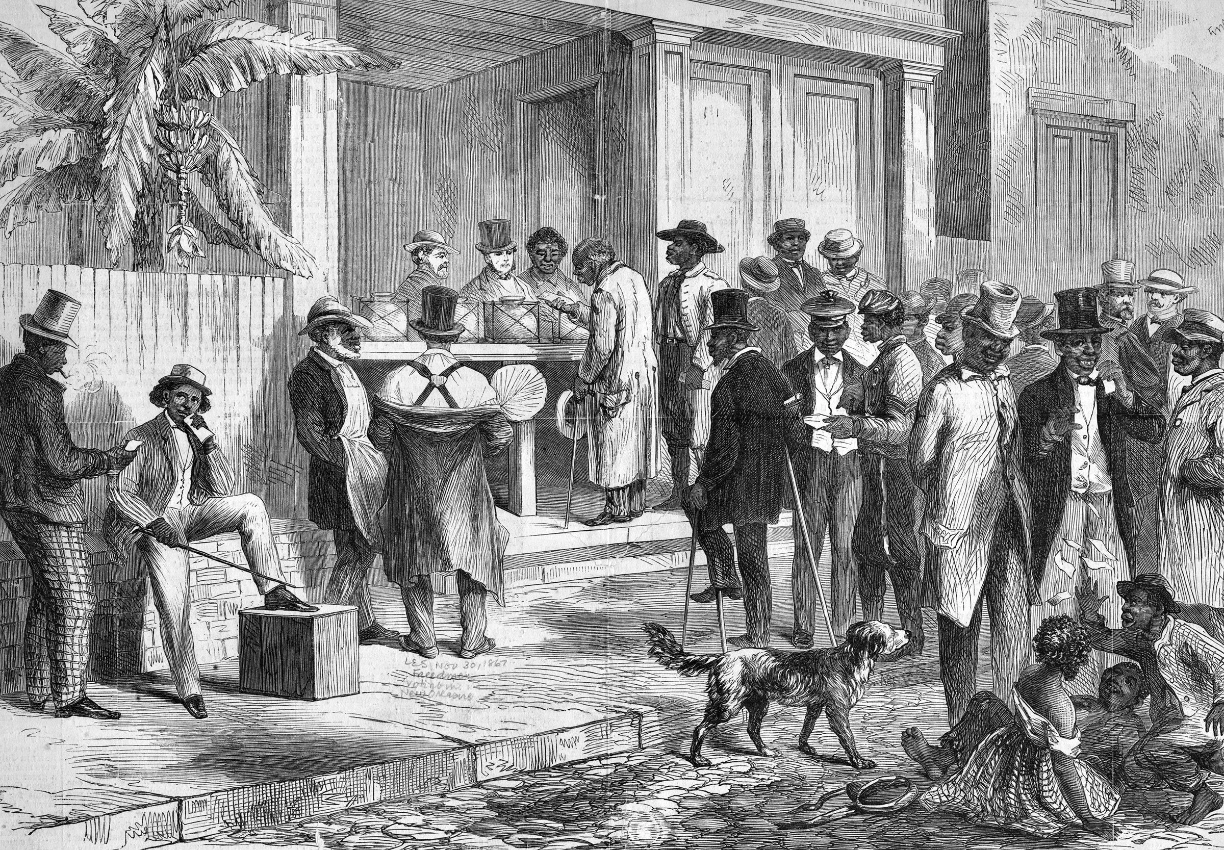 Federal Authority. Federal troops and agencies worked to enforce new laws and protect the rights of formerly enslaved people across the South.