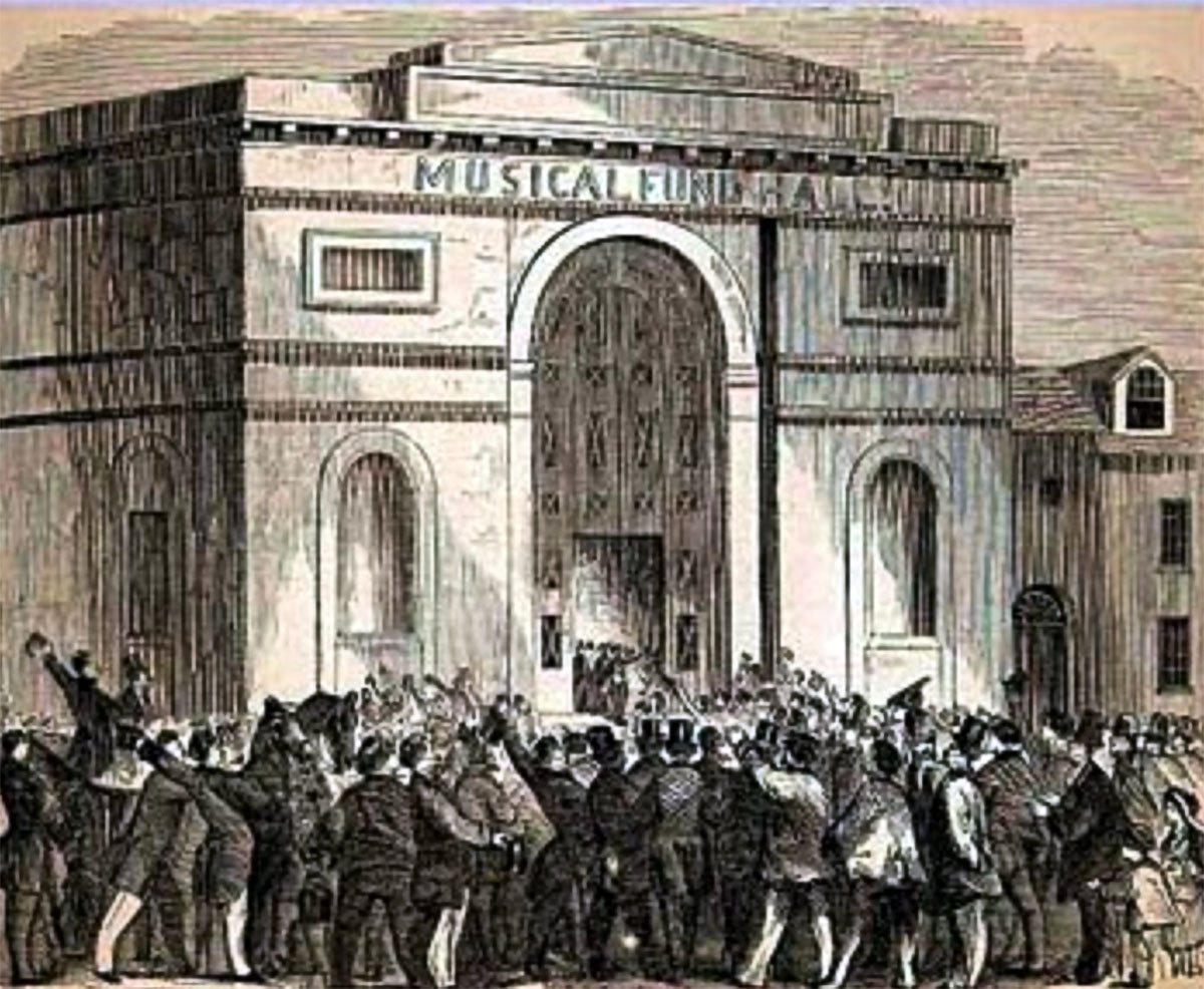 A New Party — 1854
Opposition to the expansion of slavery brought together former Whigs, Free Soilers, and antislavery Democrats in a new Republican Party. Its central position was to prevent slavery's extension into the territories, while leaving it