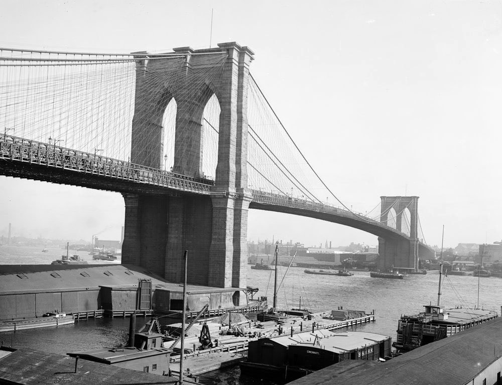 Connection. Bridges, railroads, and new infrastructure physically connected a rapidly growing nation.