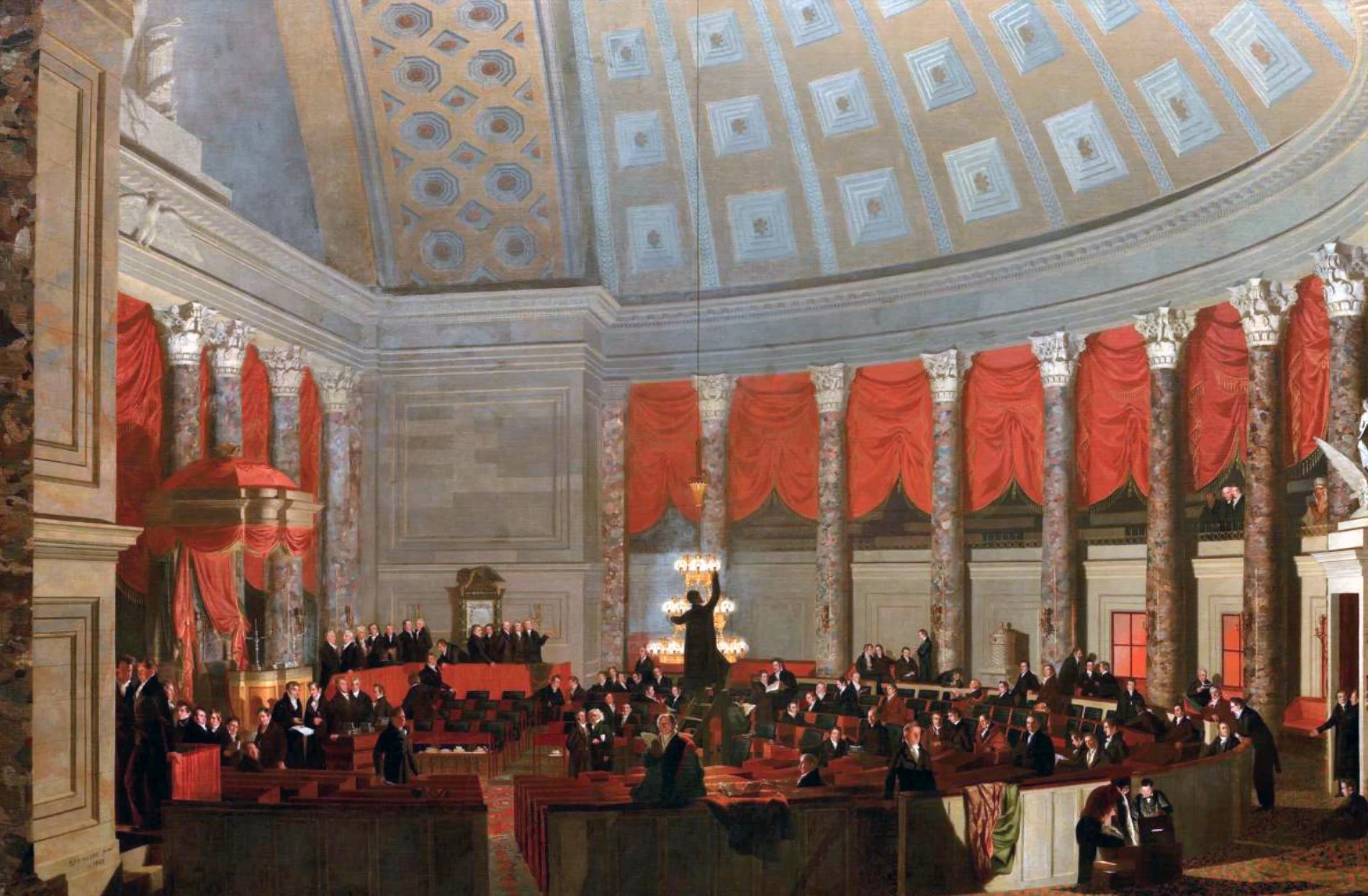 The Missouri Compromise. In 1820, Congress sought to preserve balance by admitting Missouri and Maine together—one slave state, one free.