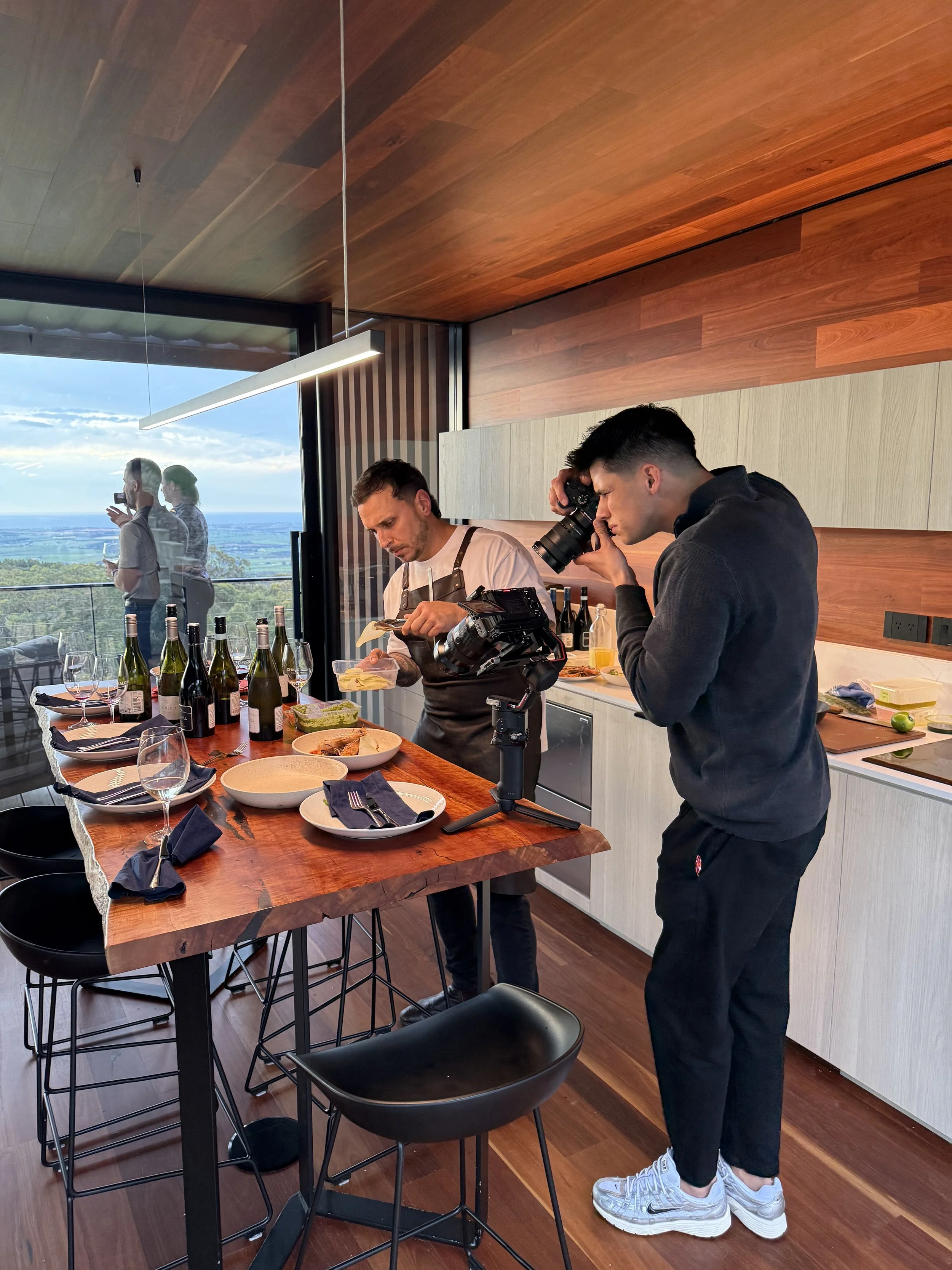 Content creation for events and catering with private chef the Culinary Creative