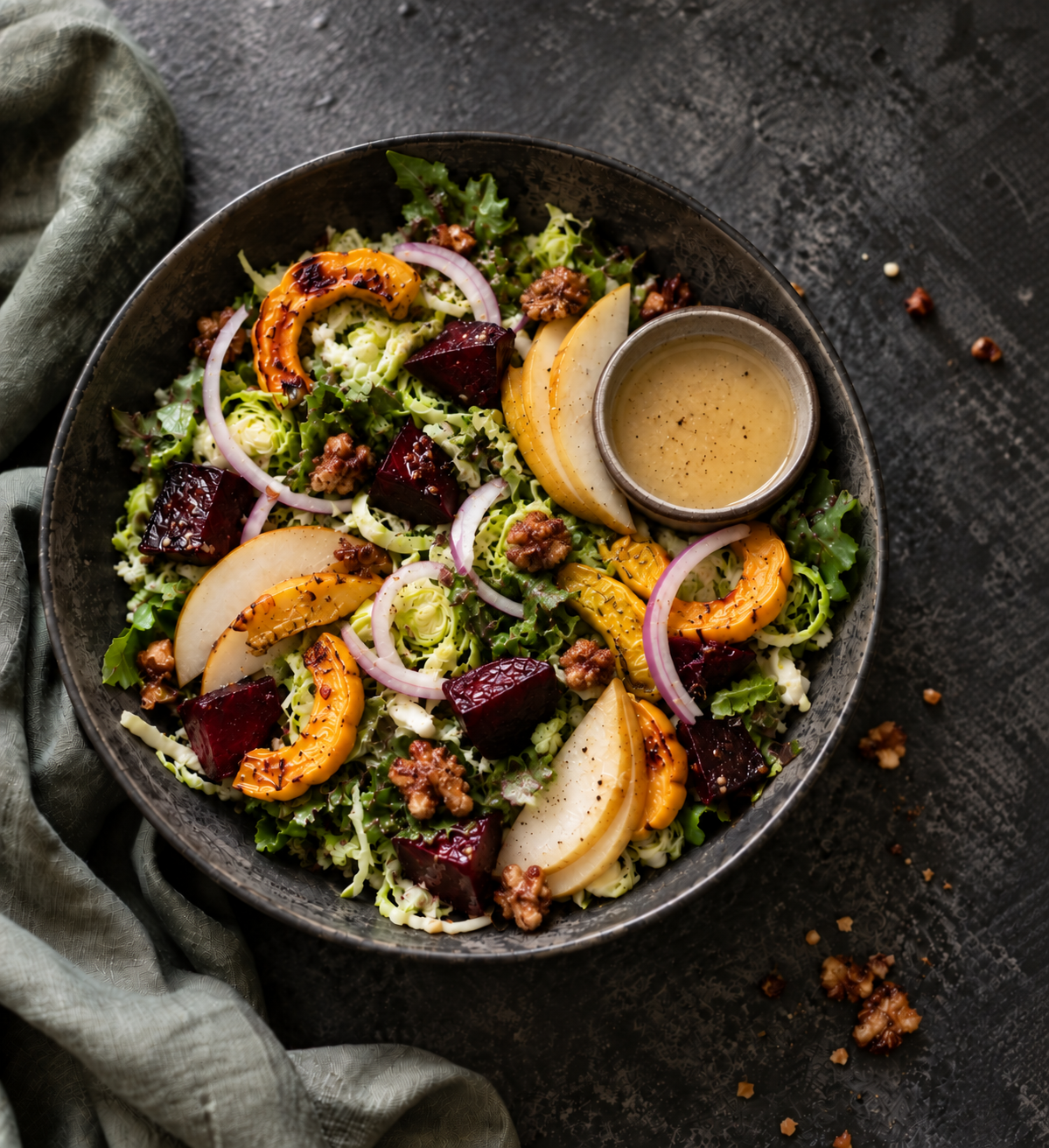 Seasonal Greens & Grains Bowl • Serves 1-2