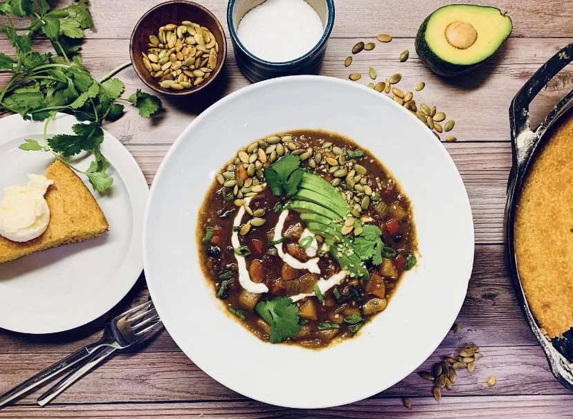 CHICKPEA LENTIL CHIPOTLE CHILI