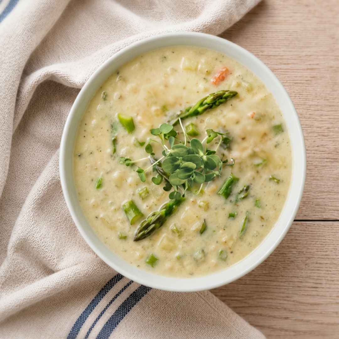 Creamy Spring Vegetable