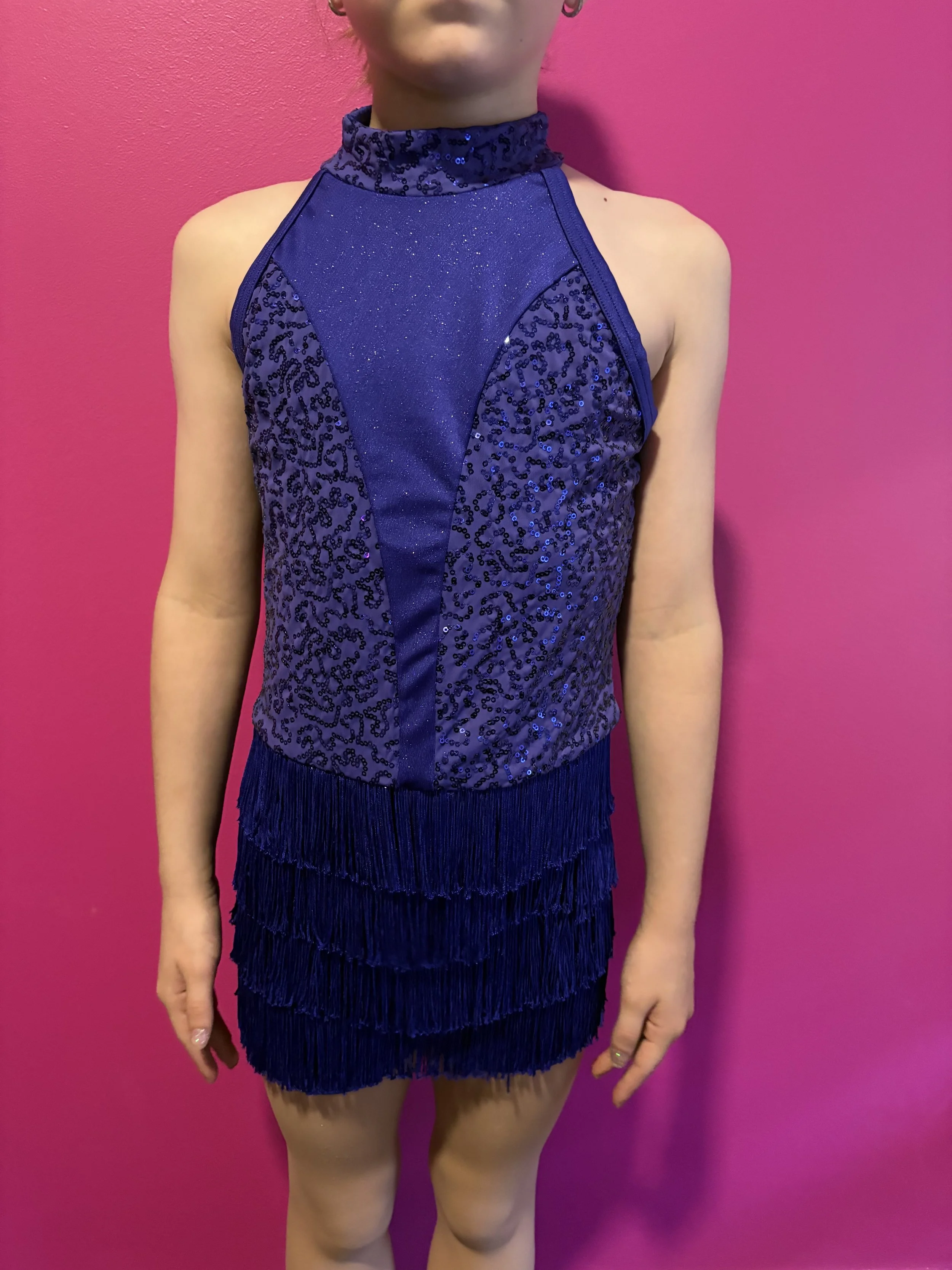 Royal Blue Jazz Costume (Size CL)