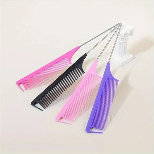 Tail Comb with Parting Hook (2 Pack)