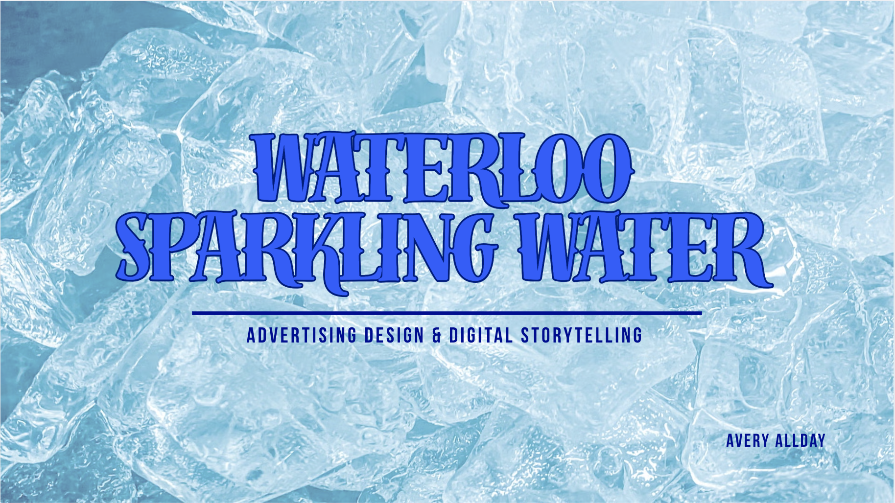 Waterloo Sparkling water 