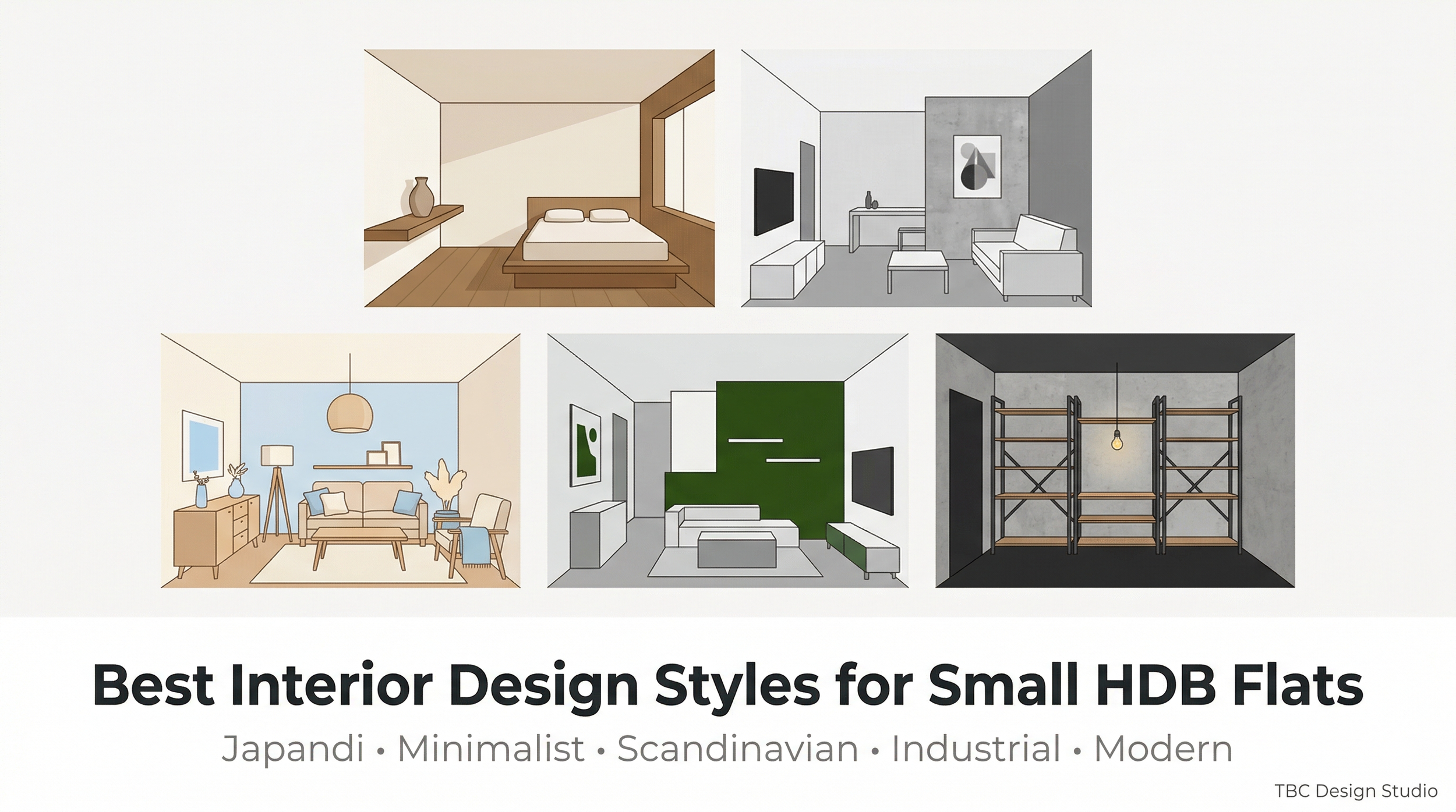 Best Interior Design Styles for Small HDB Flats