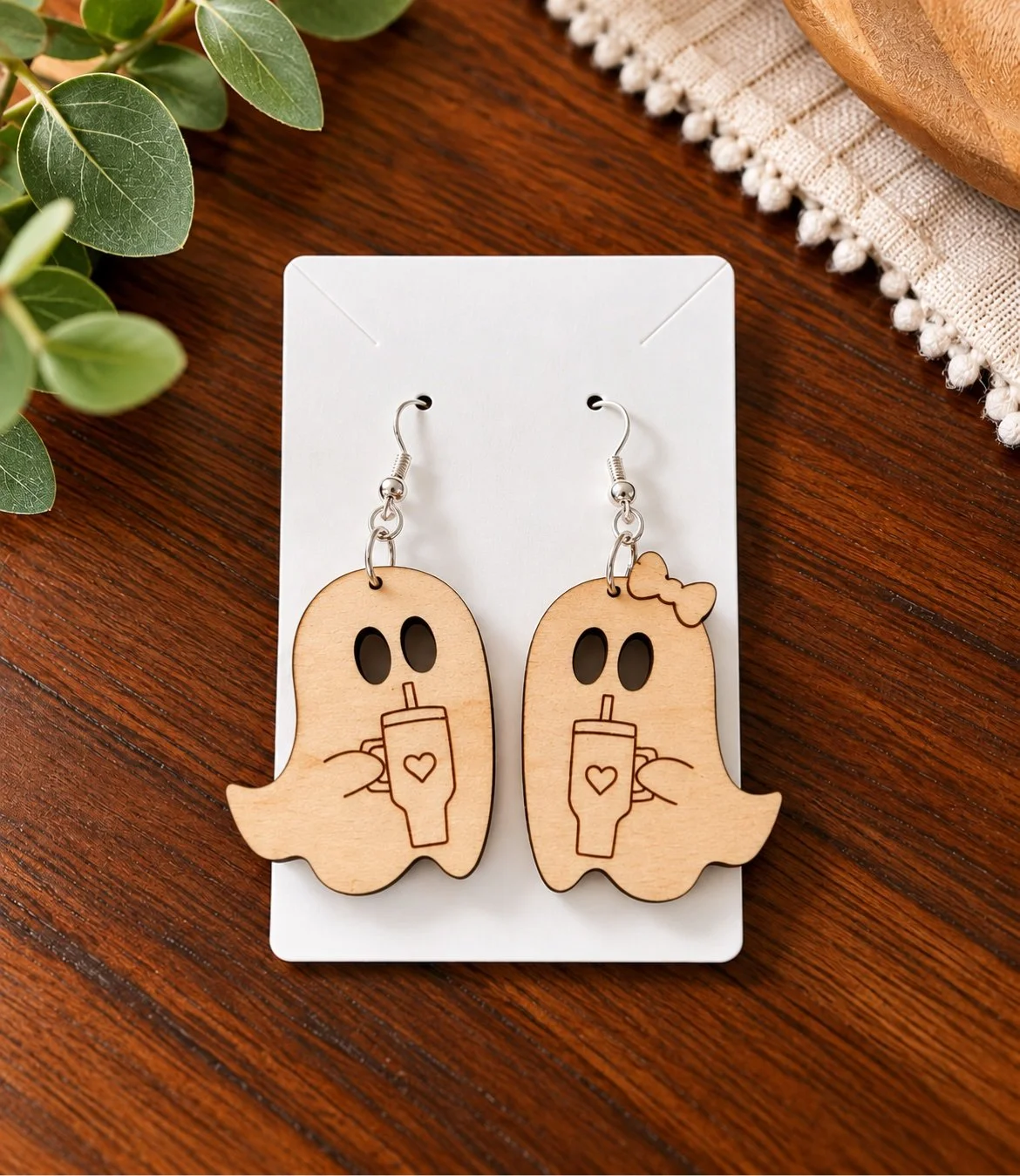 Ghost Dangle Earrings