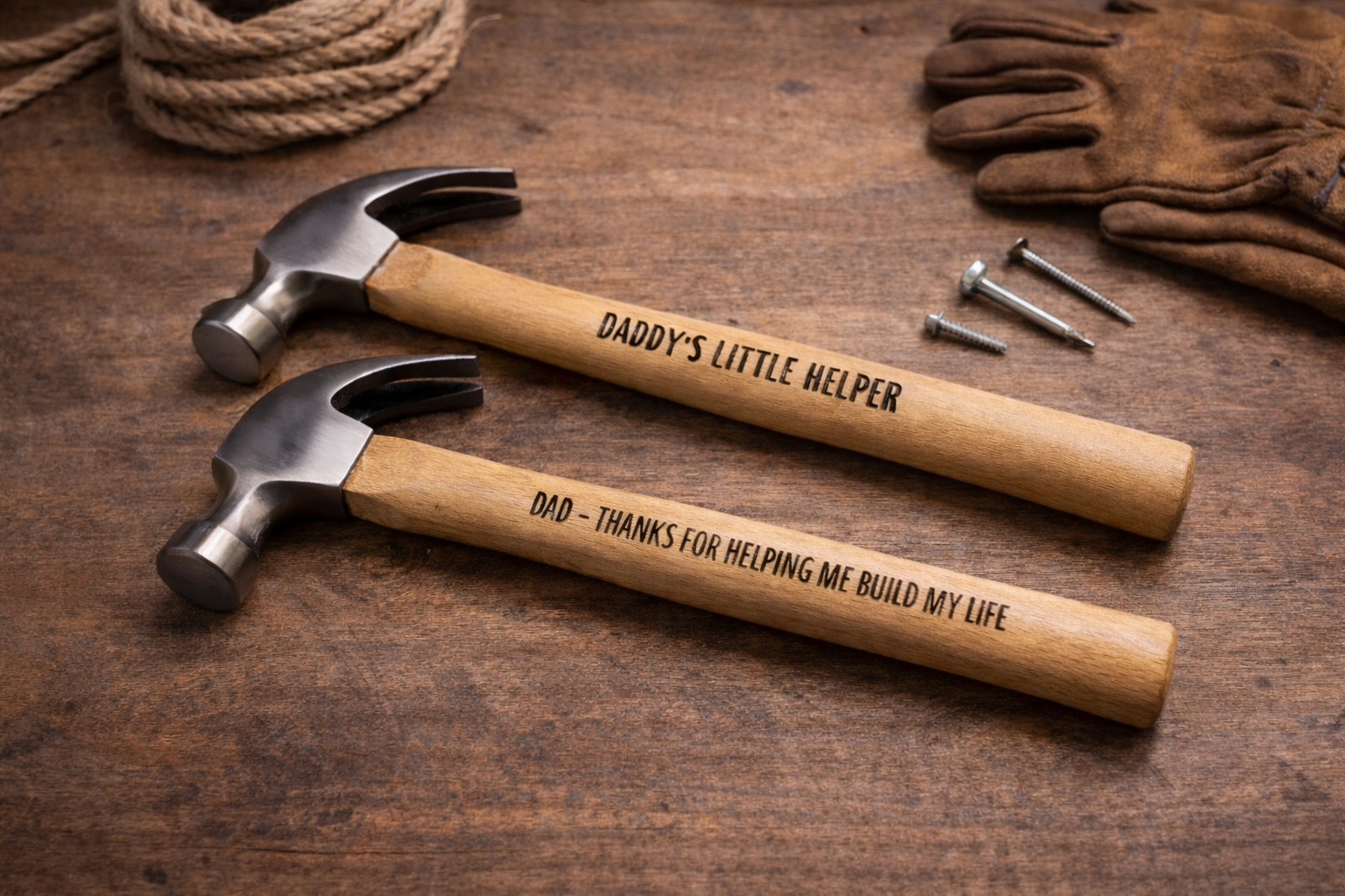 Engraved Wooden Hammer – A Gift That Builds Lasting Memories