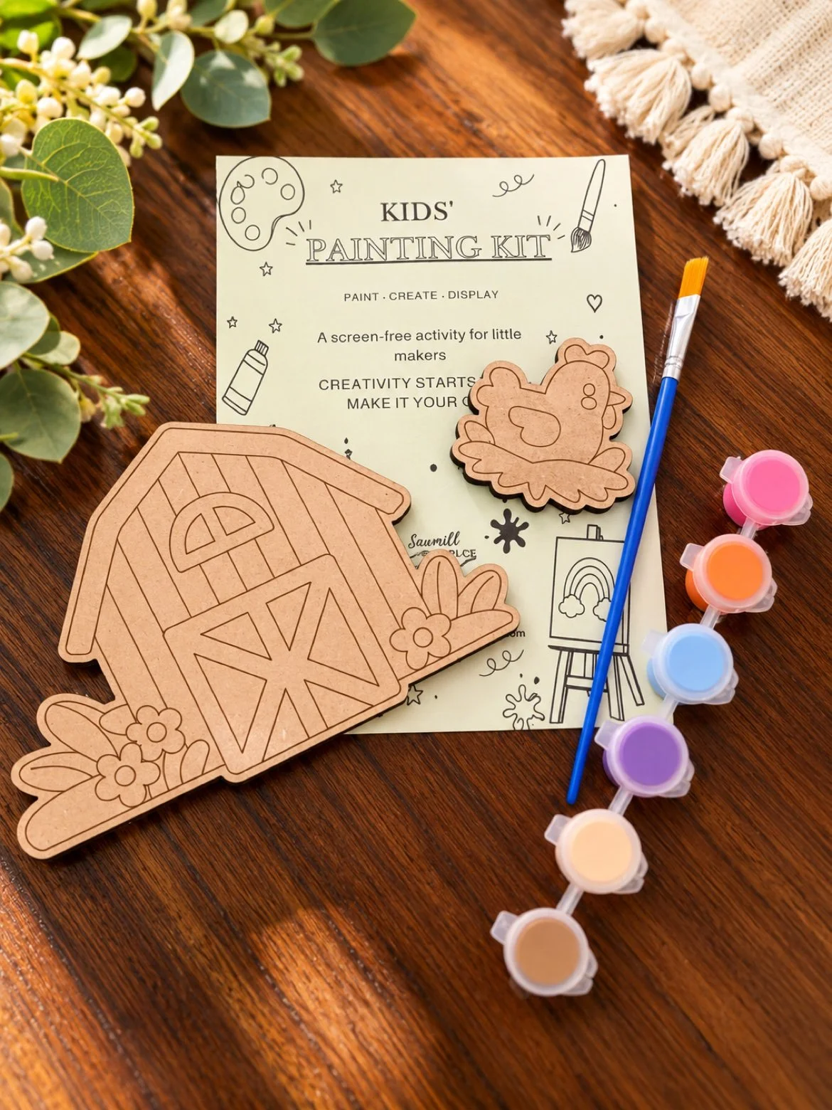 Barnyard Kids' Painting Kit