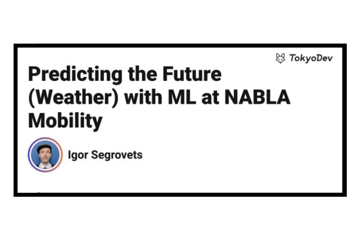 TokyoDev highlights Igor Segrovets
