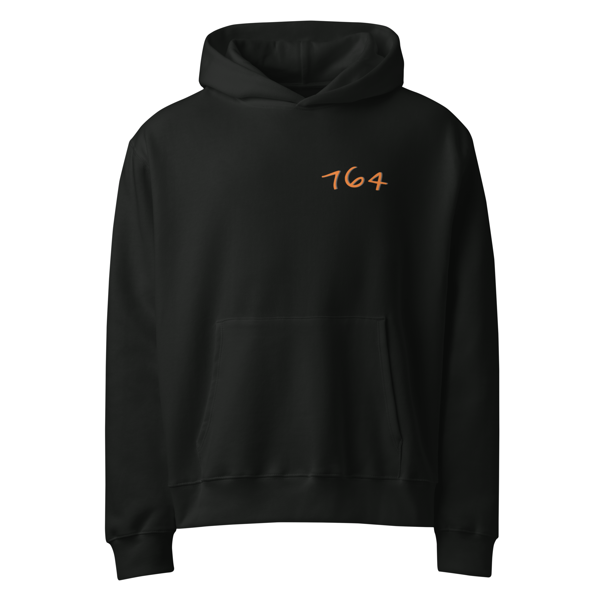 764/We just livin' Black Hoodie