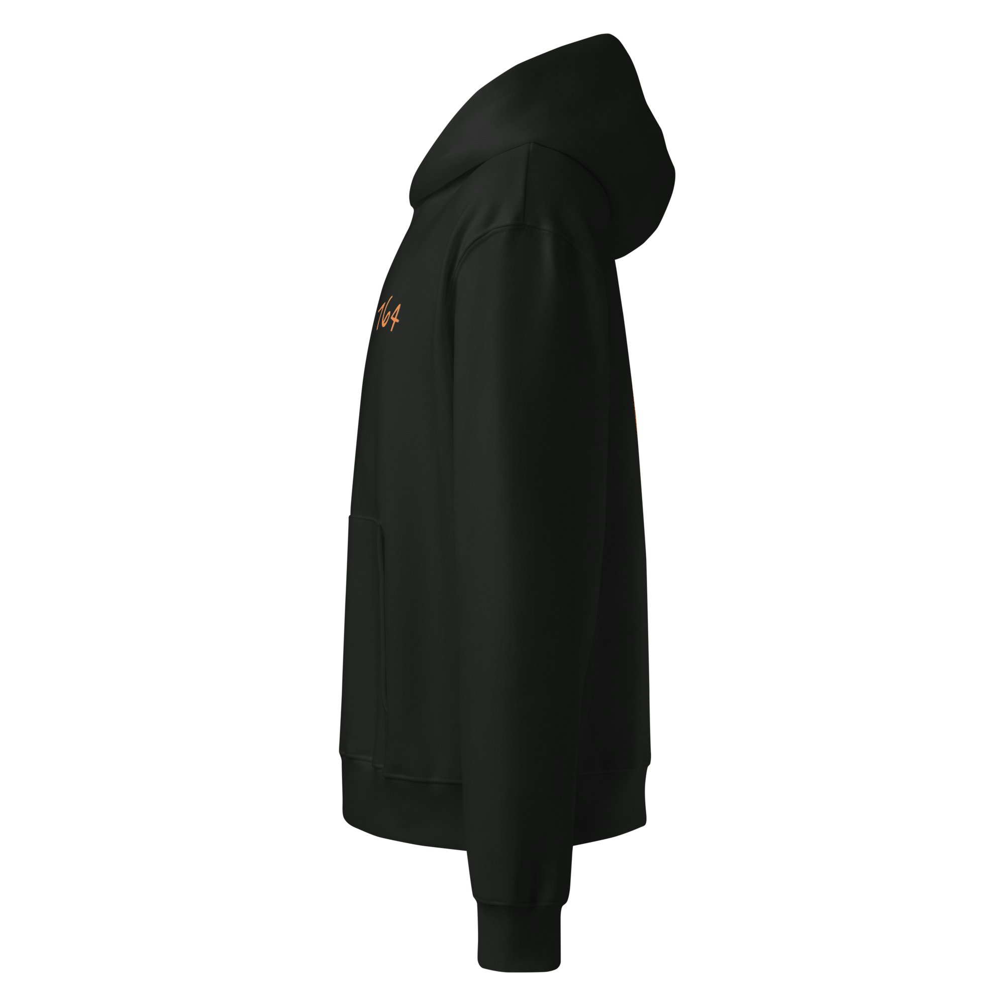 764/We just livin' Black Hoodie