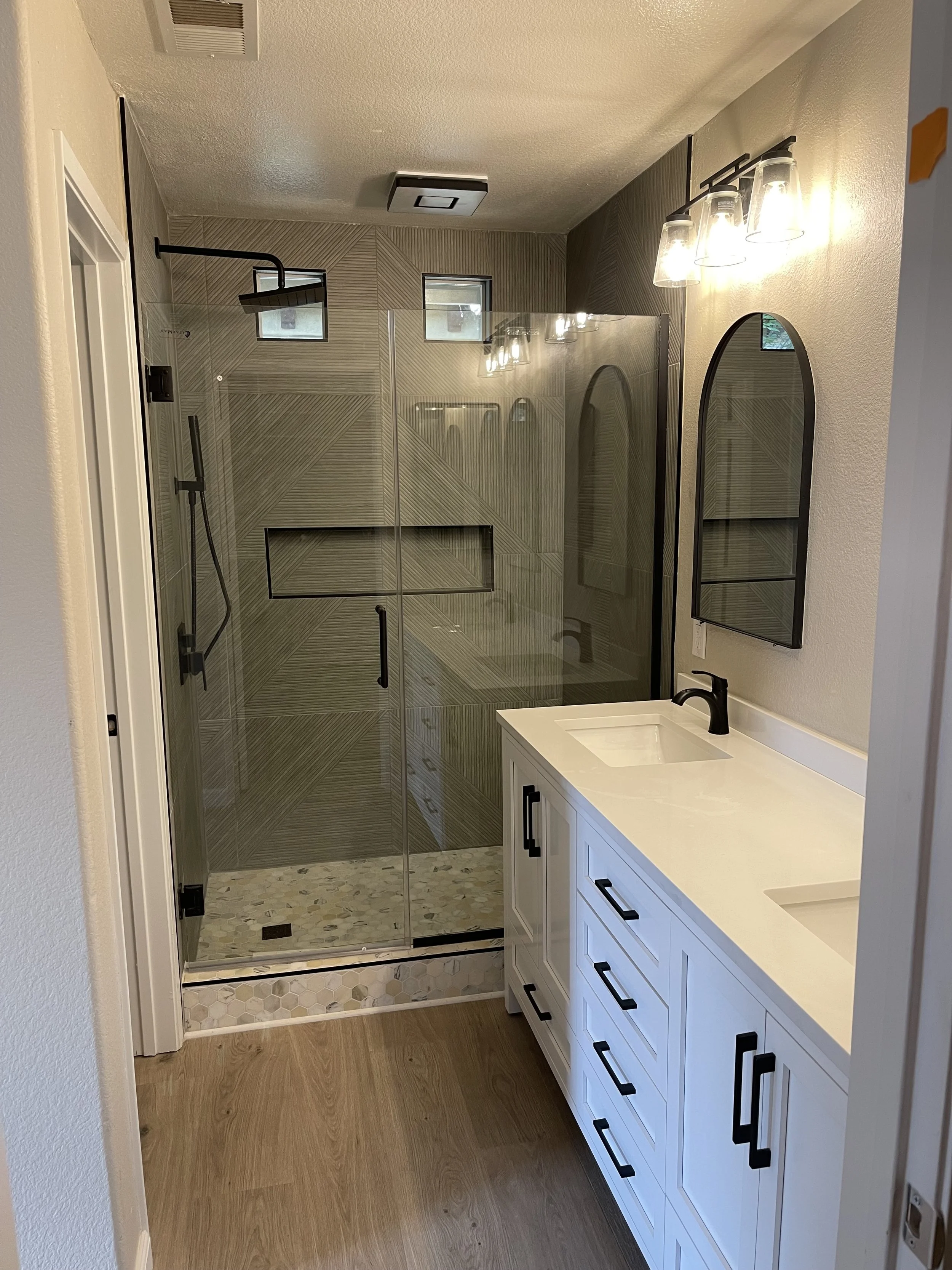 Shower remodel, Bathroom remodel