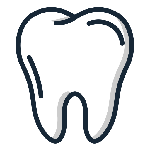 Illustration of a tooth with a tiny bubble on top.