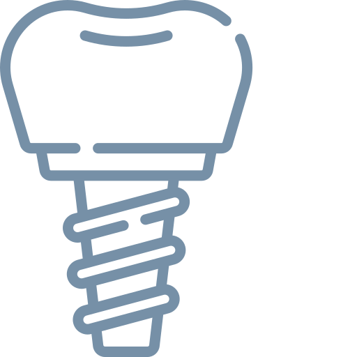 Illustration of a screw medical implant, such as a dental implant or joint screw