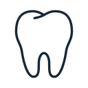 Outline of a tooth