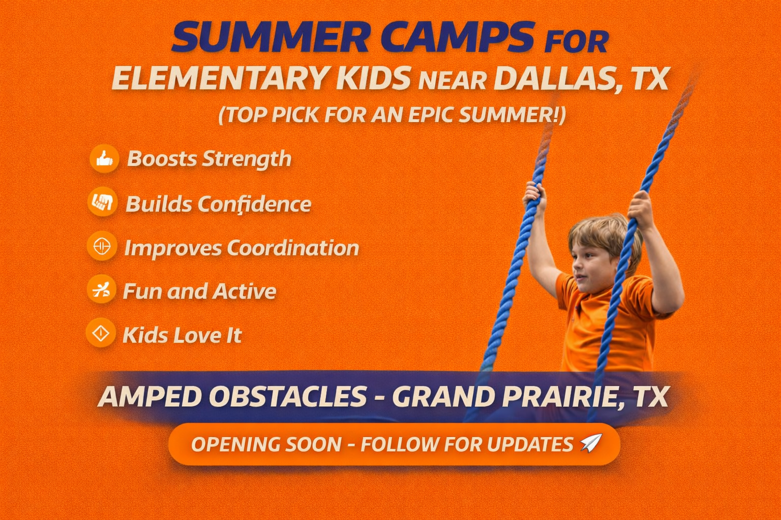 Summer Camps for Elementary Kids Near Dallas, TX (The Most Fun &amp; Active Option for 2026)