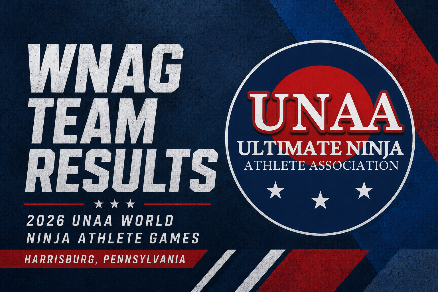 2026 UNAA World Ninja Athlete Games (WNAG) Team Results