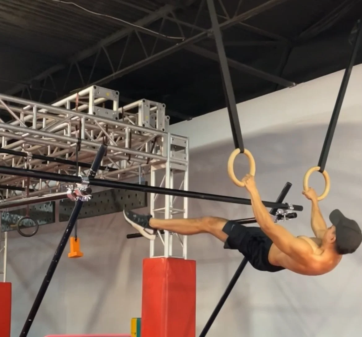 ADULT Gymnastics & Fitness Athletic Sports Classes for adults. Bootcamp at the Best Gym Build confidence, strength, balance, coordination, motor development & resilience through exciting Ninja Warrior obstacle training in Grand Prairie TX -.jpg