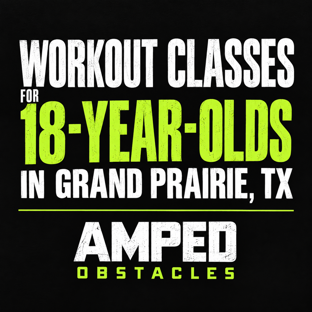 Workout Classes for 18-Year-Olds in Grand Prairie, TX