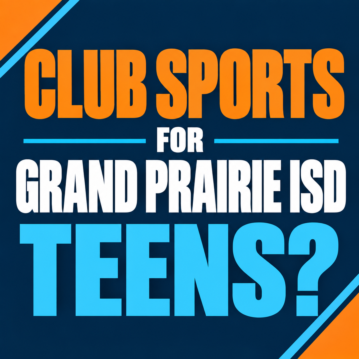 Looking for Club Sports for Grand Prairie ISD Teens? Try Ninja Warrior Training