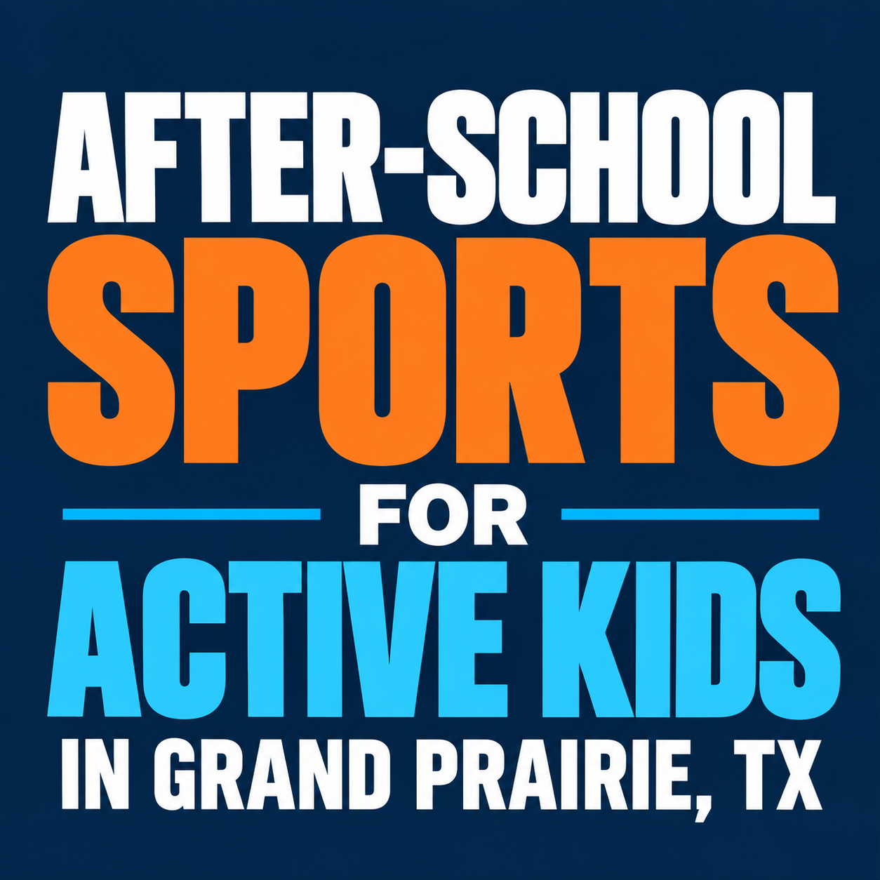 After-School Sports for Active Kids in Grand Prairie, TX: Try Ninja Warrior Training