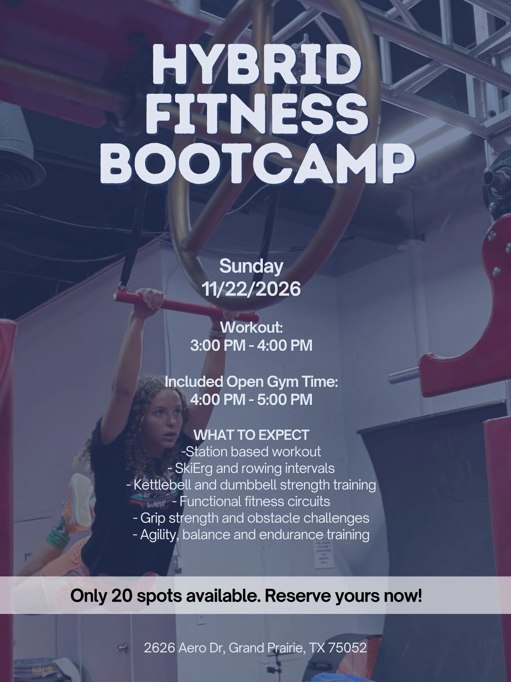 HYBRID FITNESS BOOTCAMP AT AMPED OBSTACLES