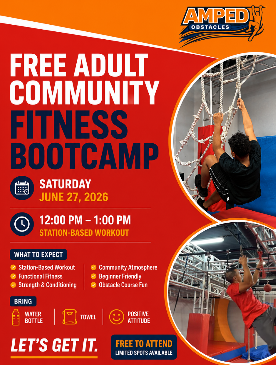Free adult fitness bootcamp gym - workouts for grand prairie tx - the best functional fitness gym near Dallas - prep for American Ninja Warrior, HYROX, Spartan, and more! Corporate events, group events, birthdays, social outings