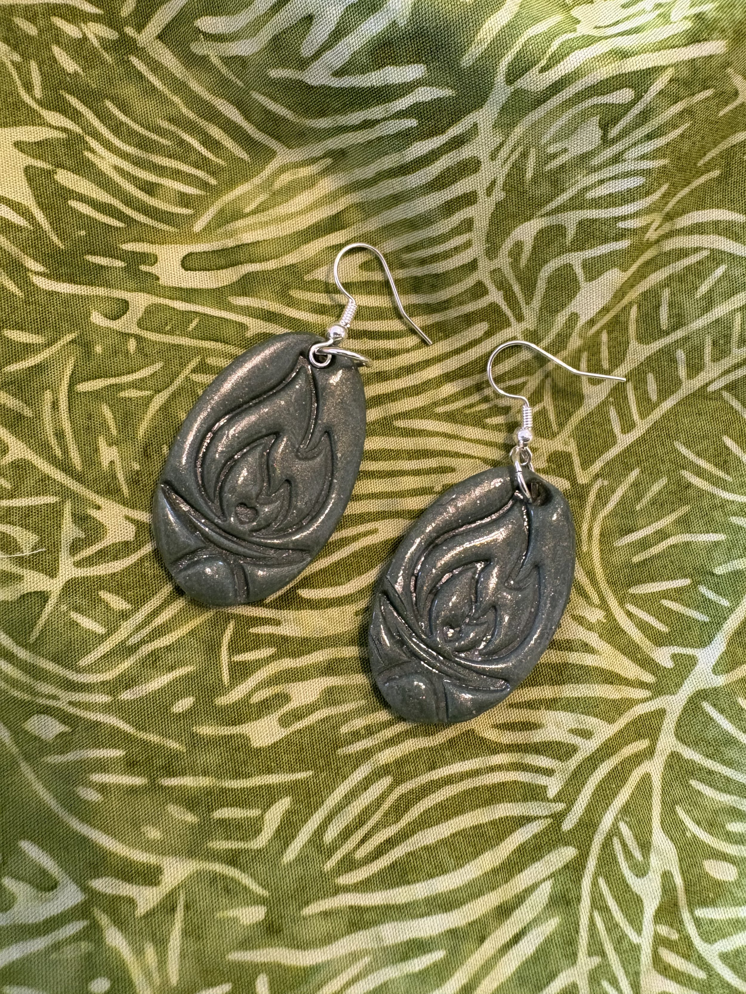 Choose Your Own Carry the Flame- Handmade UU Chalice Dangle Earrings