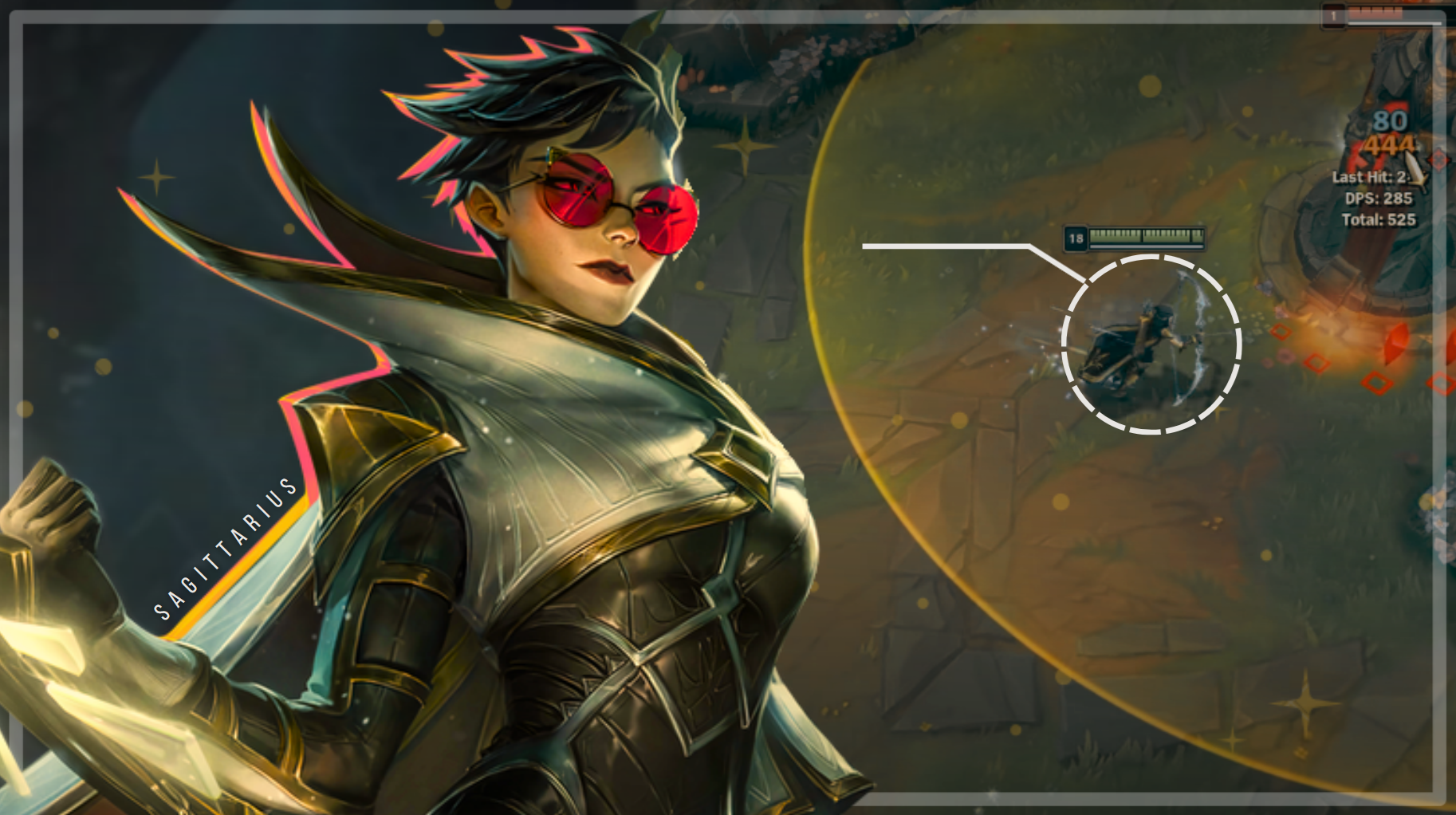 Vayne from League of Legends and Ashe. Coaching session teaching mechanics, spacing, macro