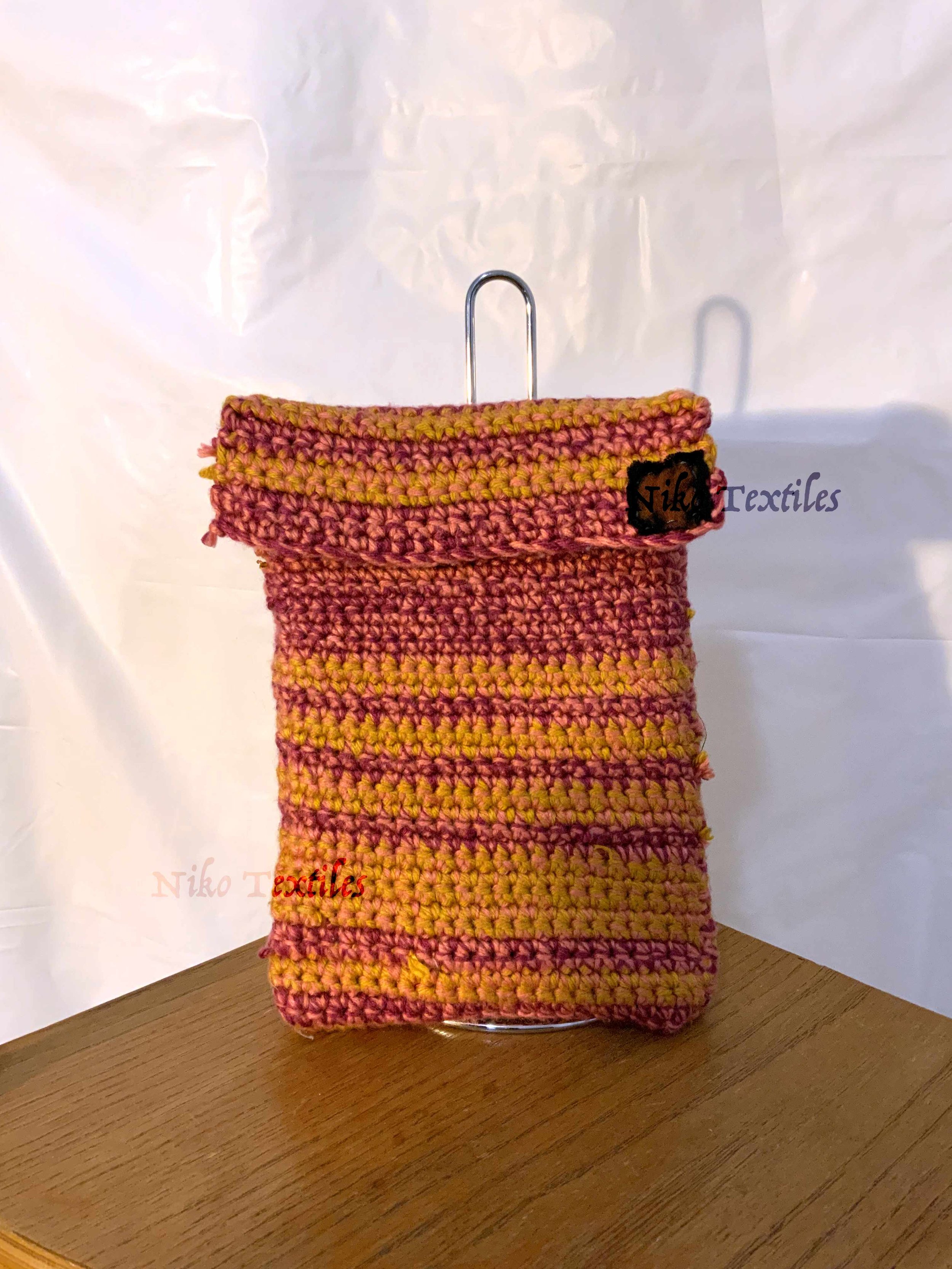 Orange and Pink Book Sleeve