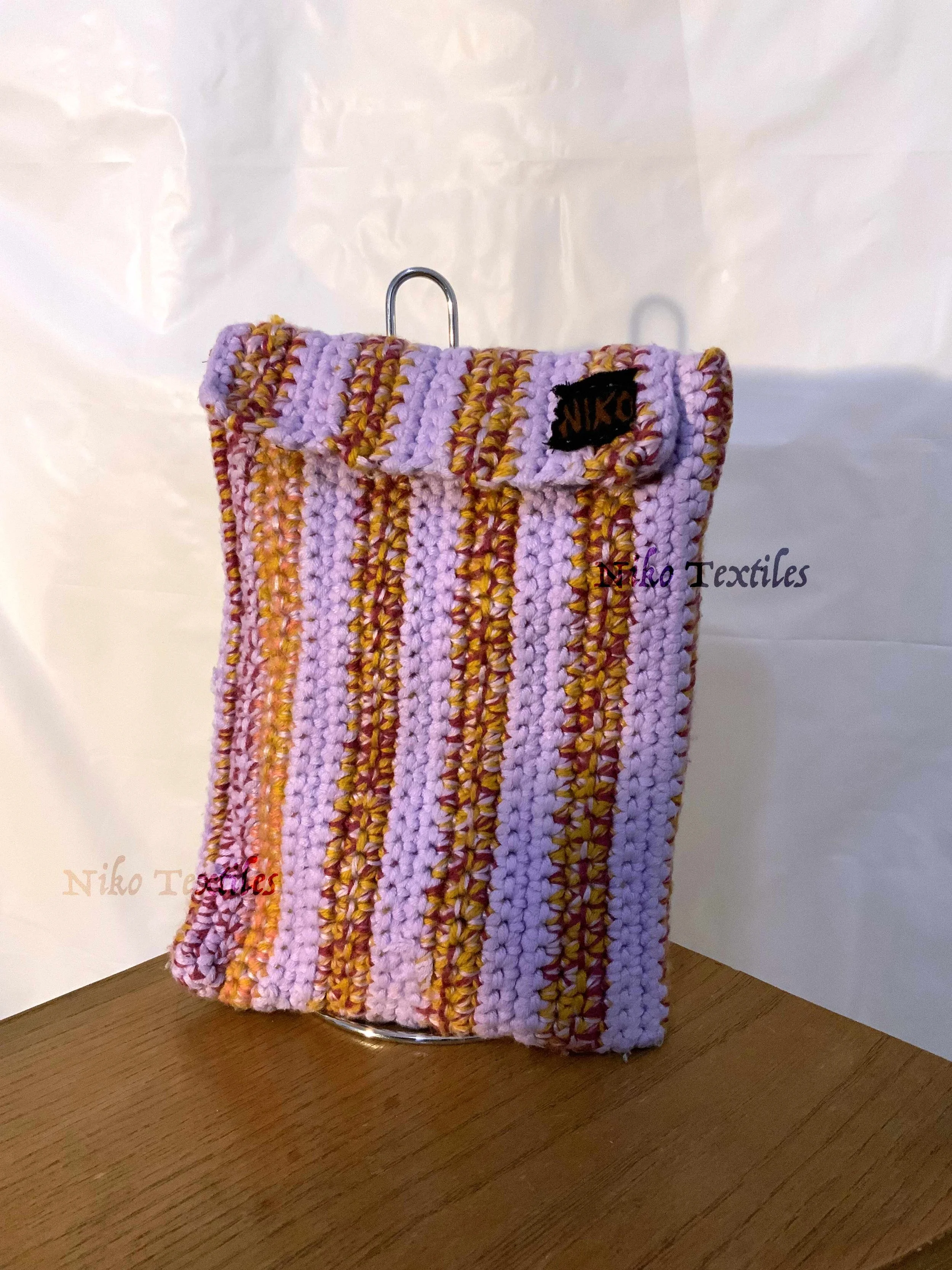 Lilac and Pink Book Sleeve