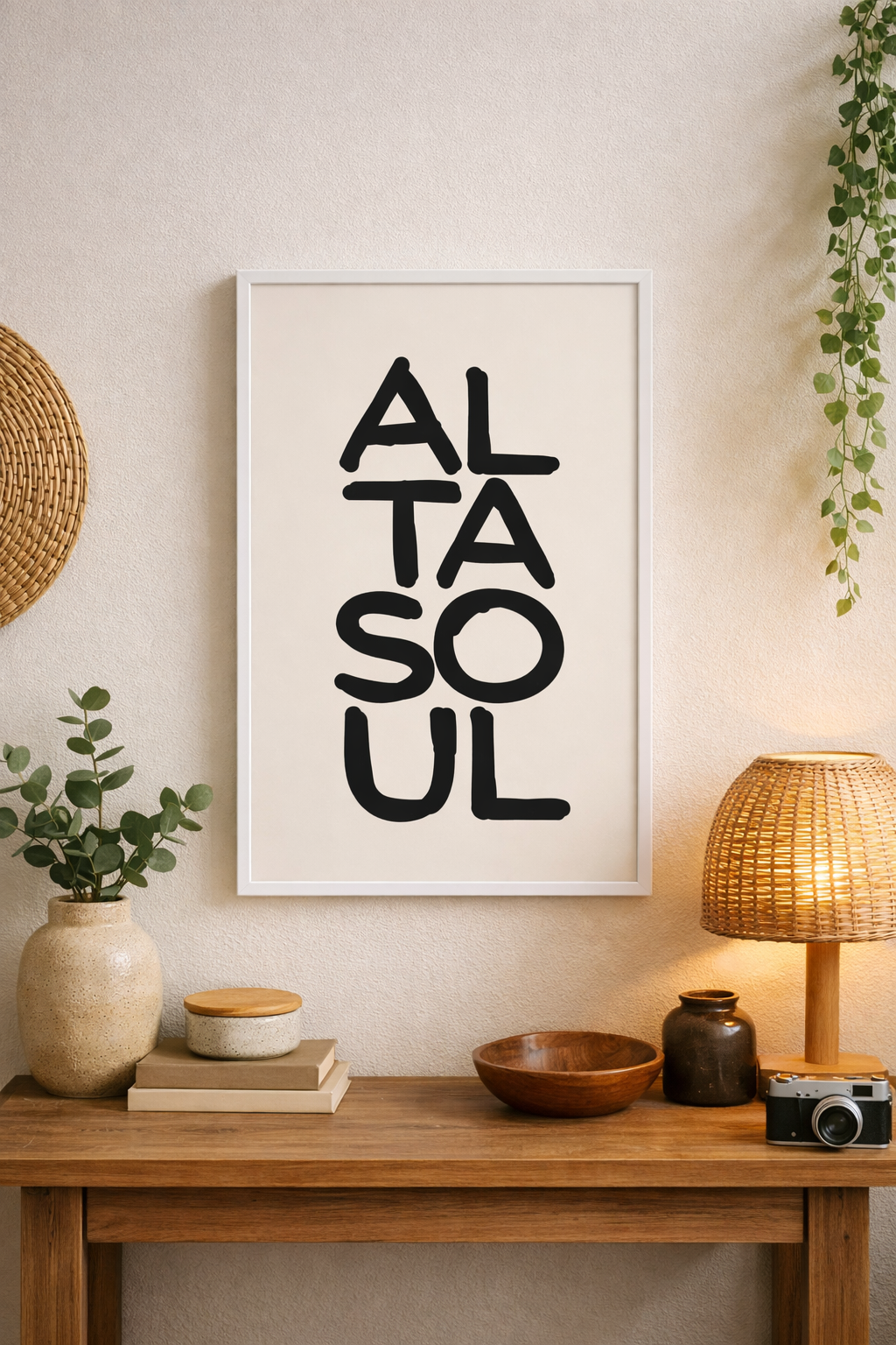 Framed poster “Alta Soul”