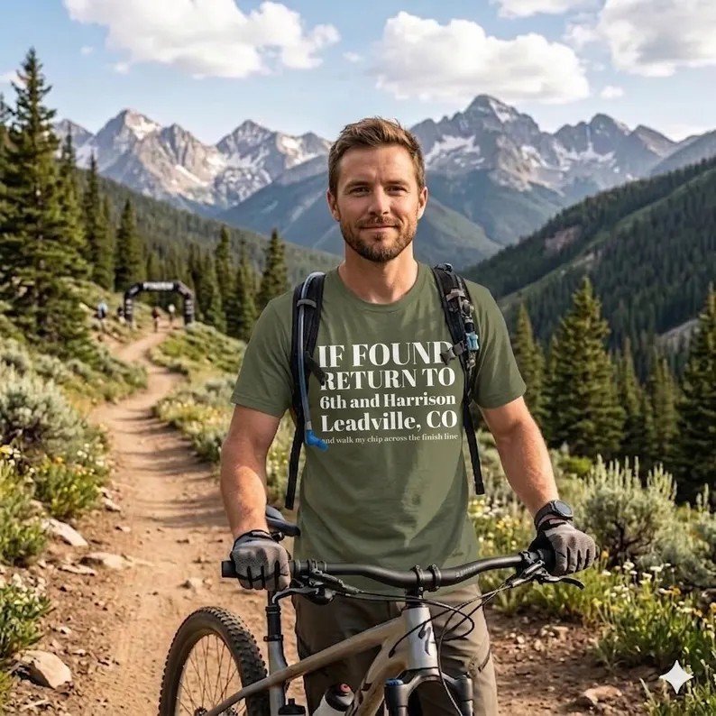 Leadville 100 Trail MTB shirt: If found, return to 6th and Harrison. Link in bio!