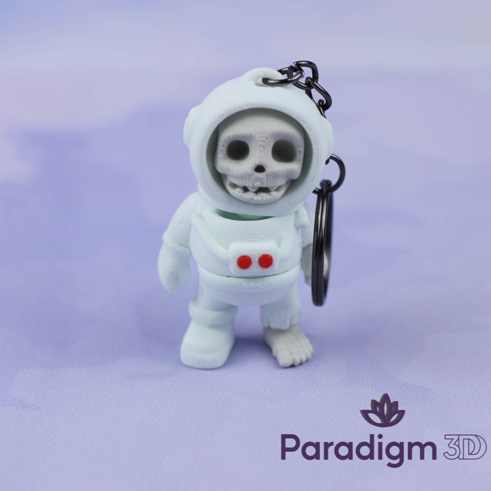 Zou Skeleton Astronaut Keychain