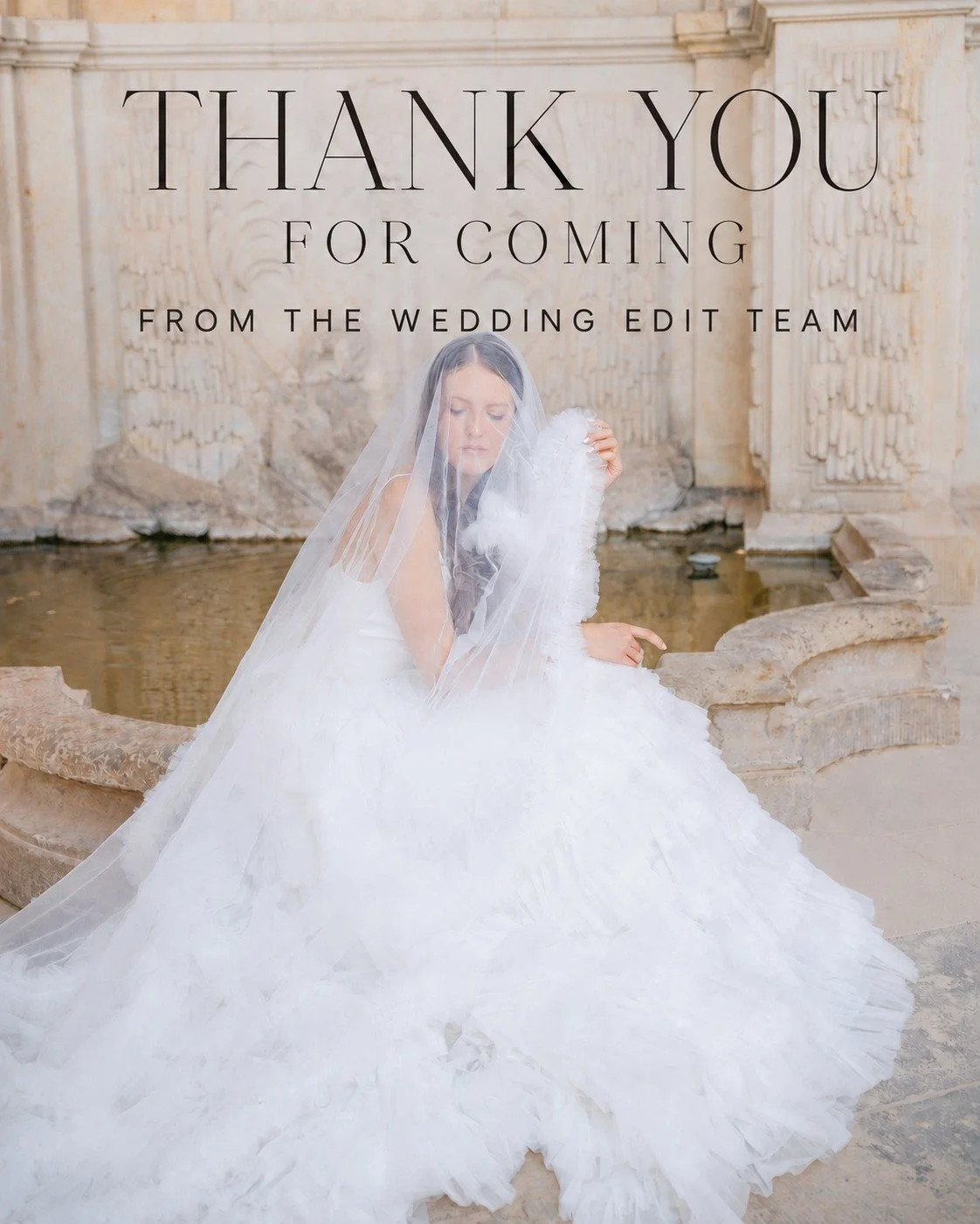 THANK YOU 🤍

To every wonderful couple and all the mums, dads, friends and supporters who joined us at The Wedding Edit, thank you for being part of such a special evening.

To our incredible vendors, thank you for sharing your time, talent and pass