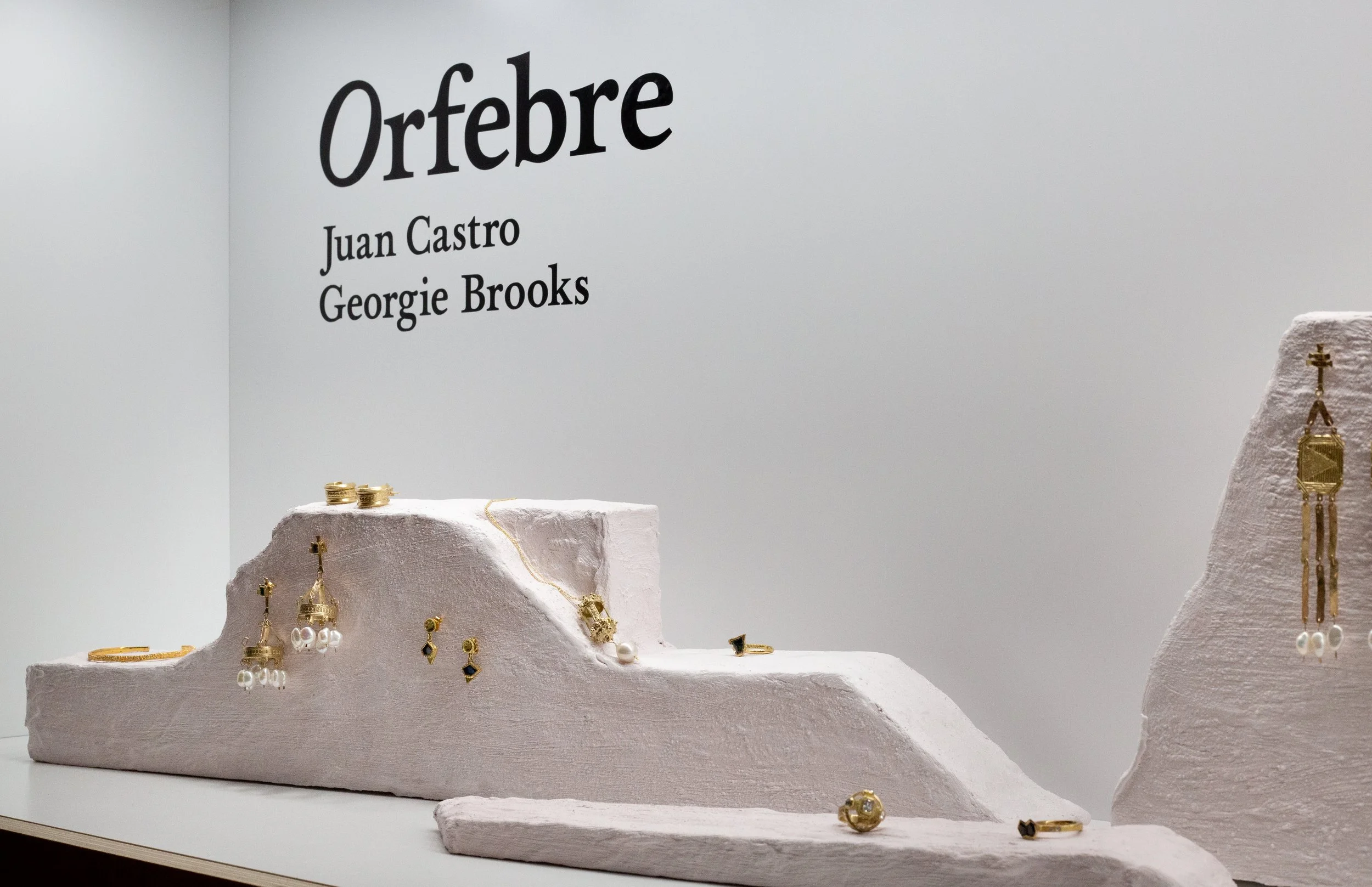 Orfebre and exhibition with Juan Castro and Georgie Brooks