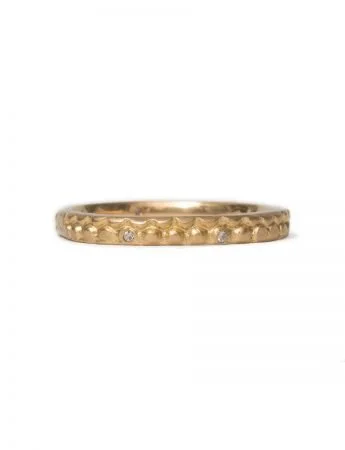 gold wedding band with diamonds georgie brooks