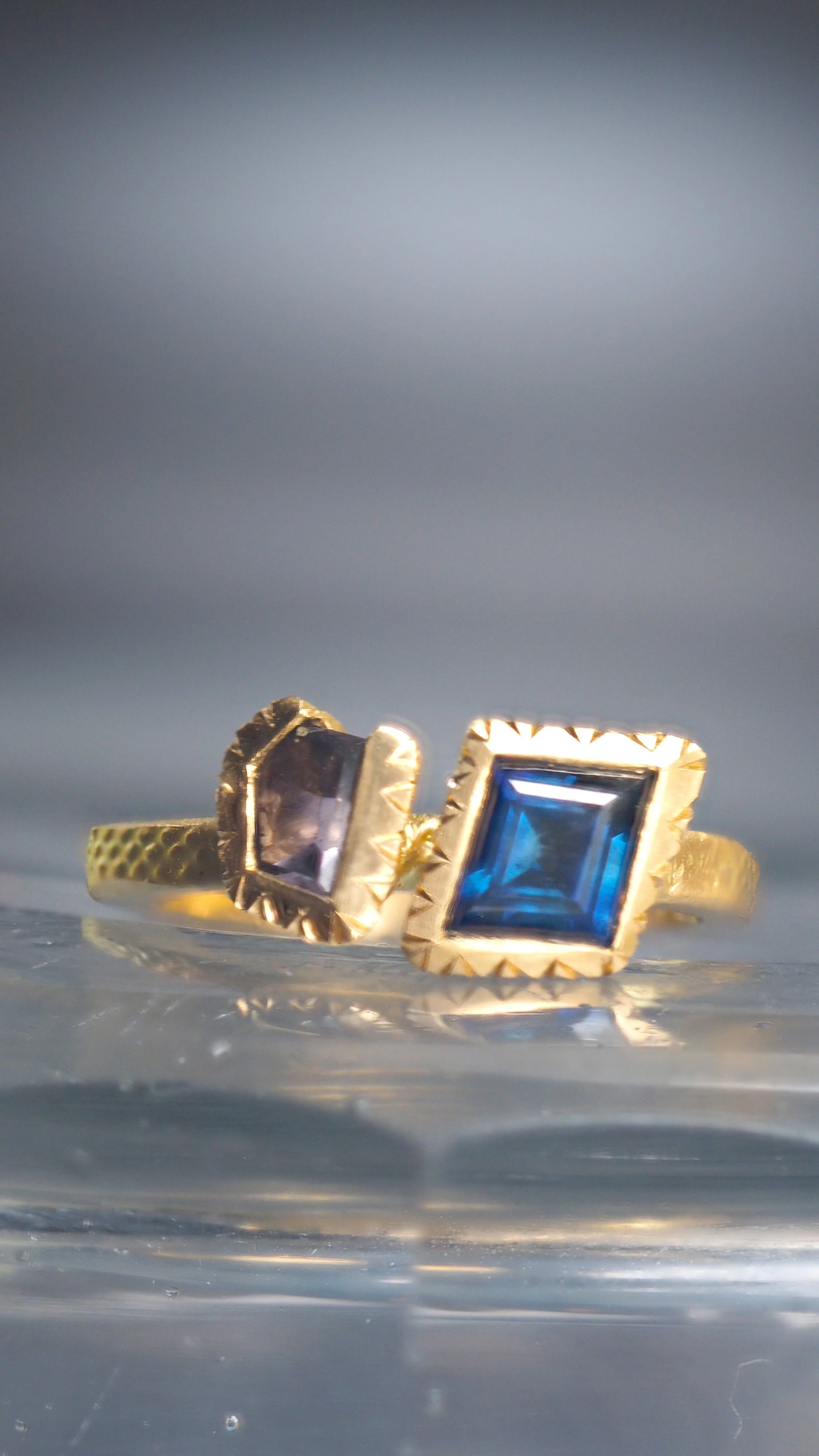 engagement ring by georgie brooks in 18ct gold