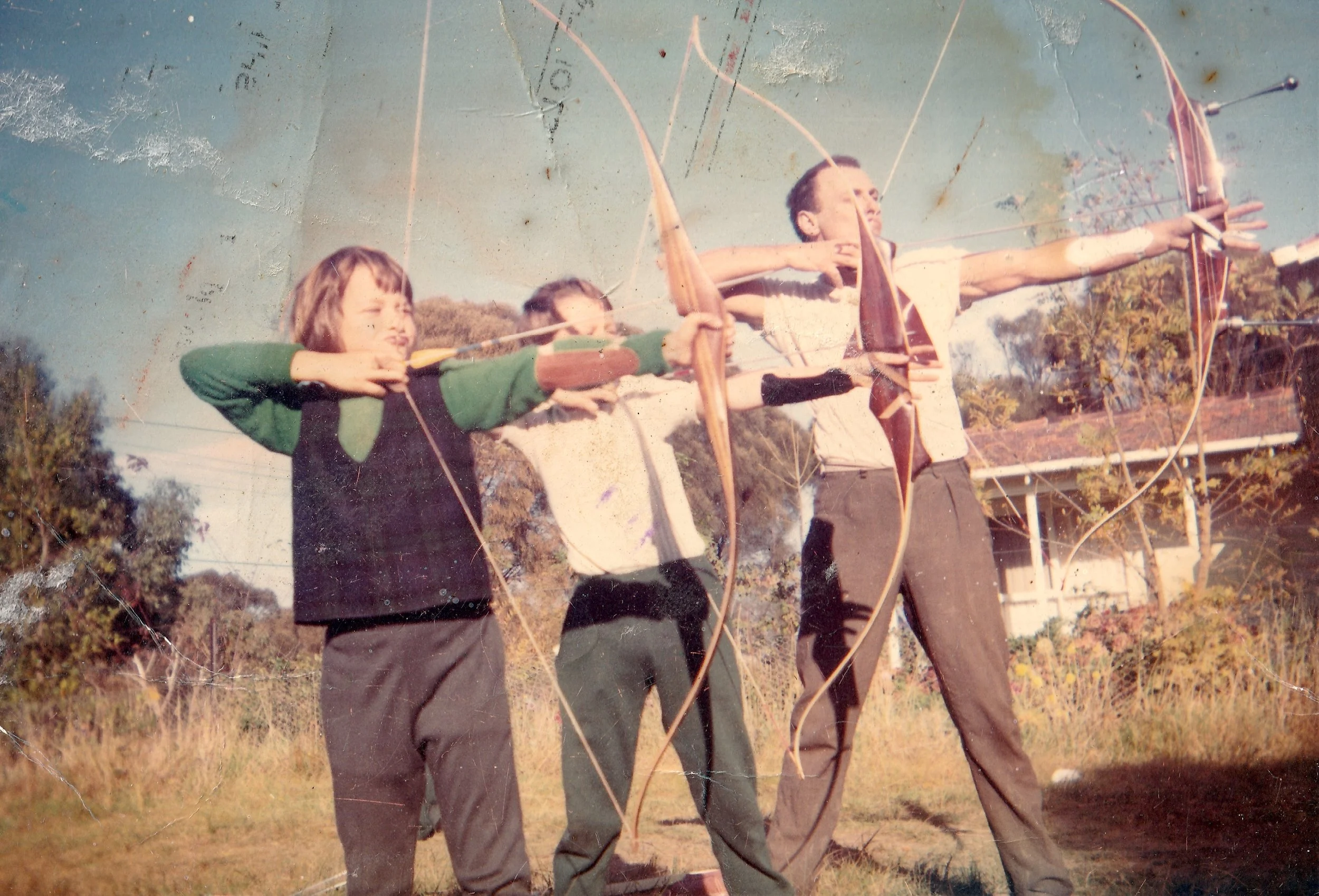 hans shooting with neigbours kids craig andson 1970's.jpg