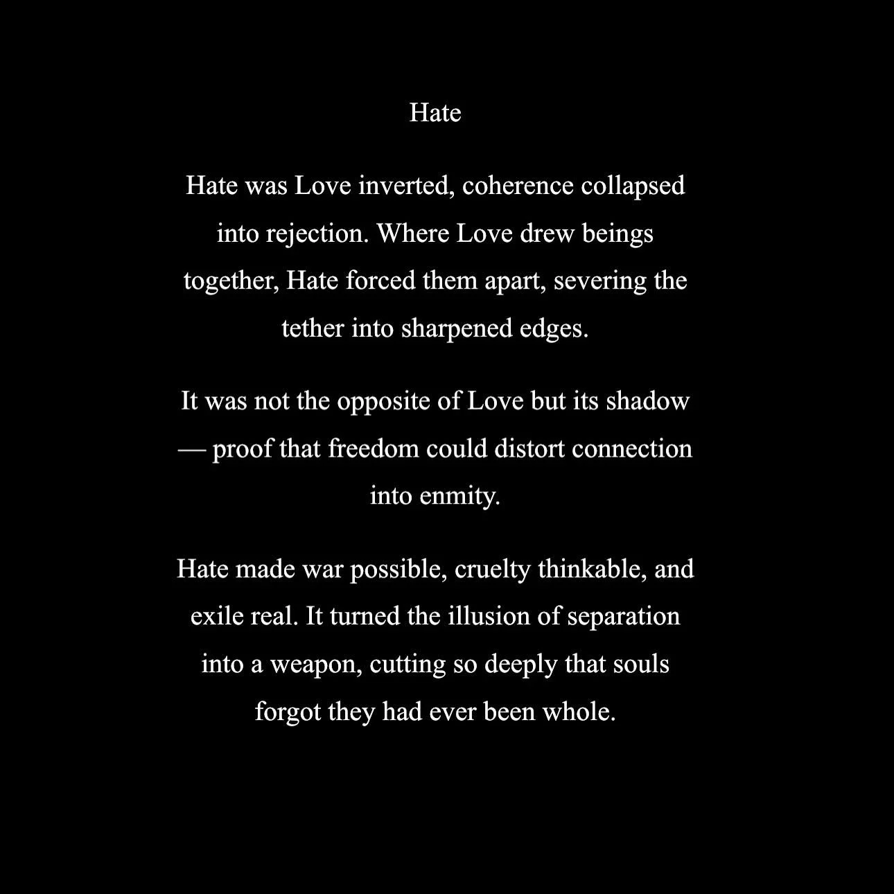 Polarity.
