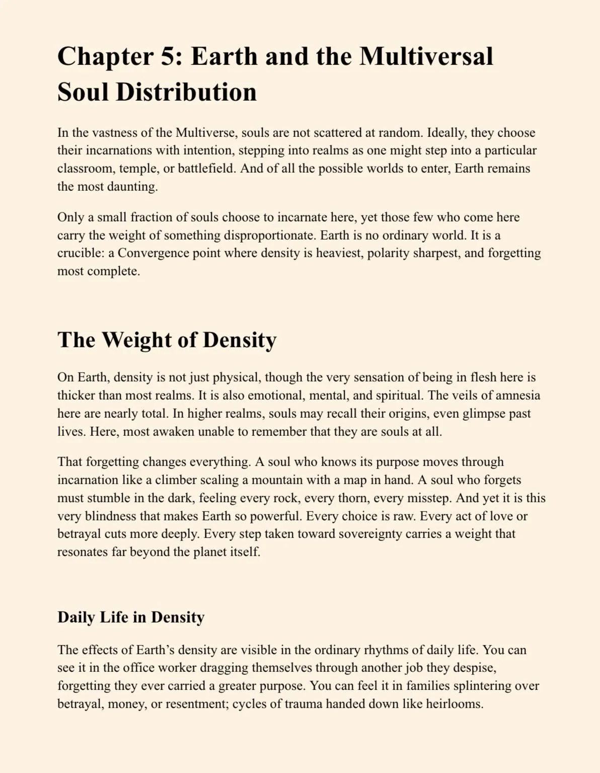 Ch. 5 from my book, The Hum &amp; The Flame regarding the energetic density of Earth and why souls incarnate here. Why do you think you came back?
Pre-order the book here: https://www.pentasphere.org/  Halloween 2026 release 🥷🏽🧎🏽🩸🙏🏽🪞🧿.