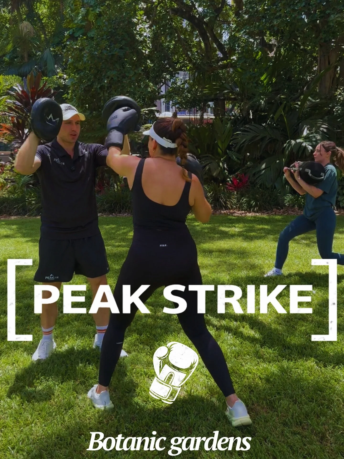 If you're in the city, join us at 12:15pm this Wednesday for Peak Strike class! If you need gloves to borrow, send me a dm and I'll hook you up 🥊. Book your spot with the link in Bio 🔗