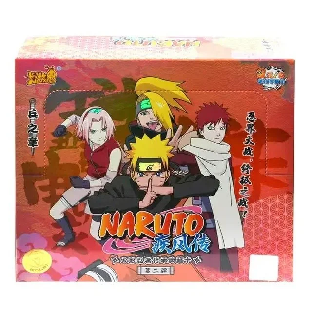 Naruto Kayou Booster Box Tier 2 Wave 2 Official Anime Cards TCG CCG Collectible Playing/Trading Cards Second Bullet 10 Unique Cards, 30 Packs per Box, 5 Cards per Pack (150 Cards per Box)